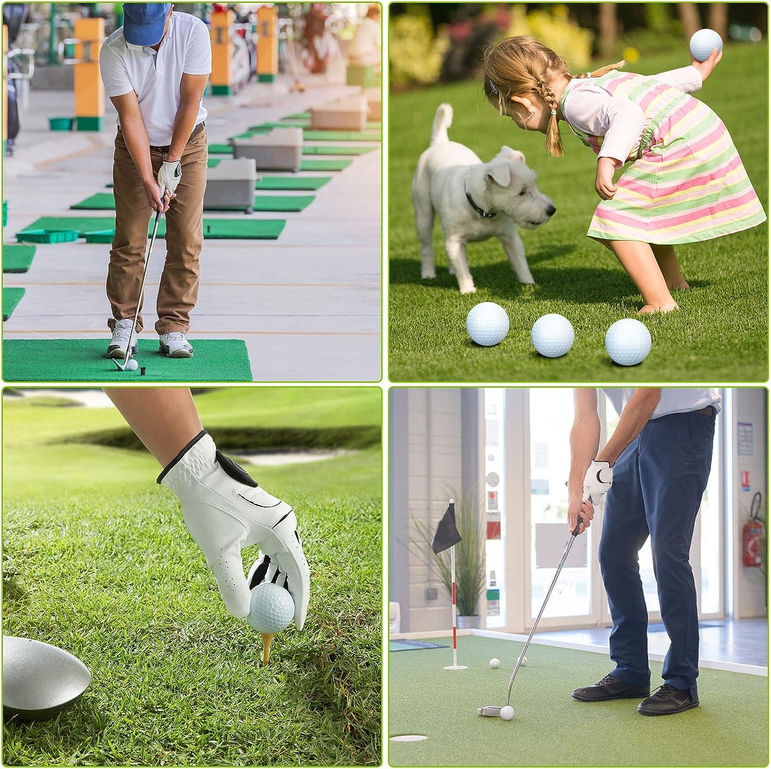 200 Pcs Plastic Practice Golf Balls Limited Flight Training Golf Balls