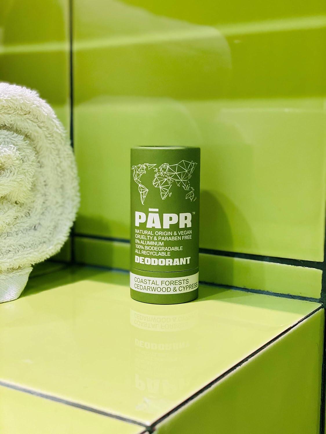 PAPR-All Natural Deodorant In Sustainable Zero Waste Paper