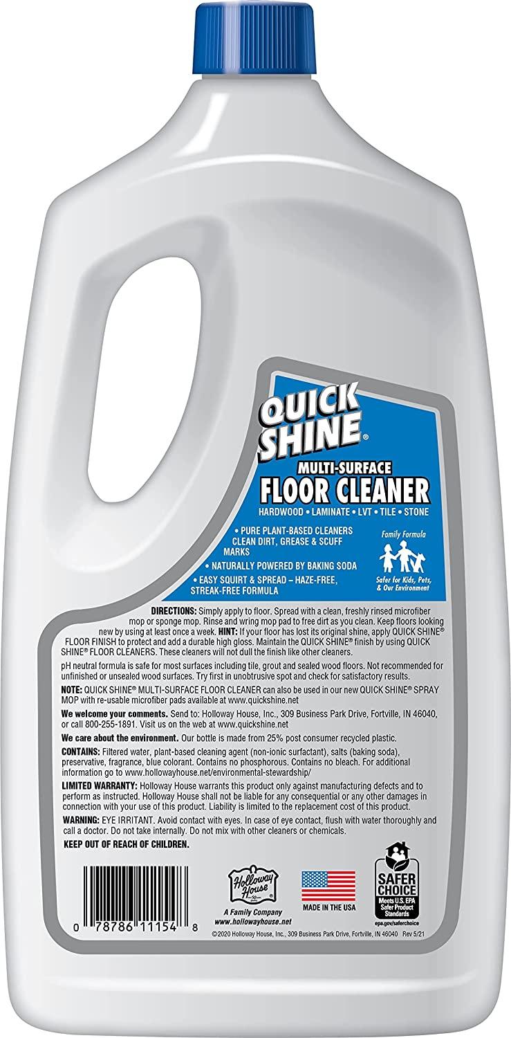 Quick Shine Multi Surface Floor Cleaner 64oz Ready to Use, Dirt