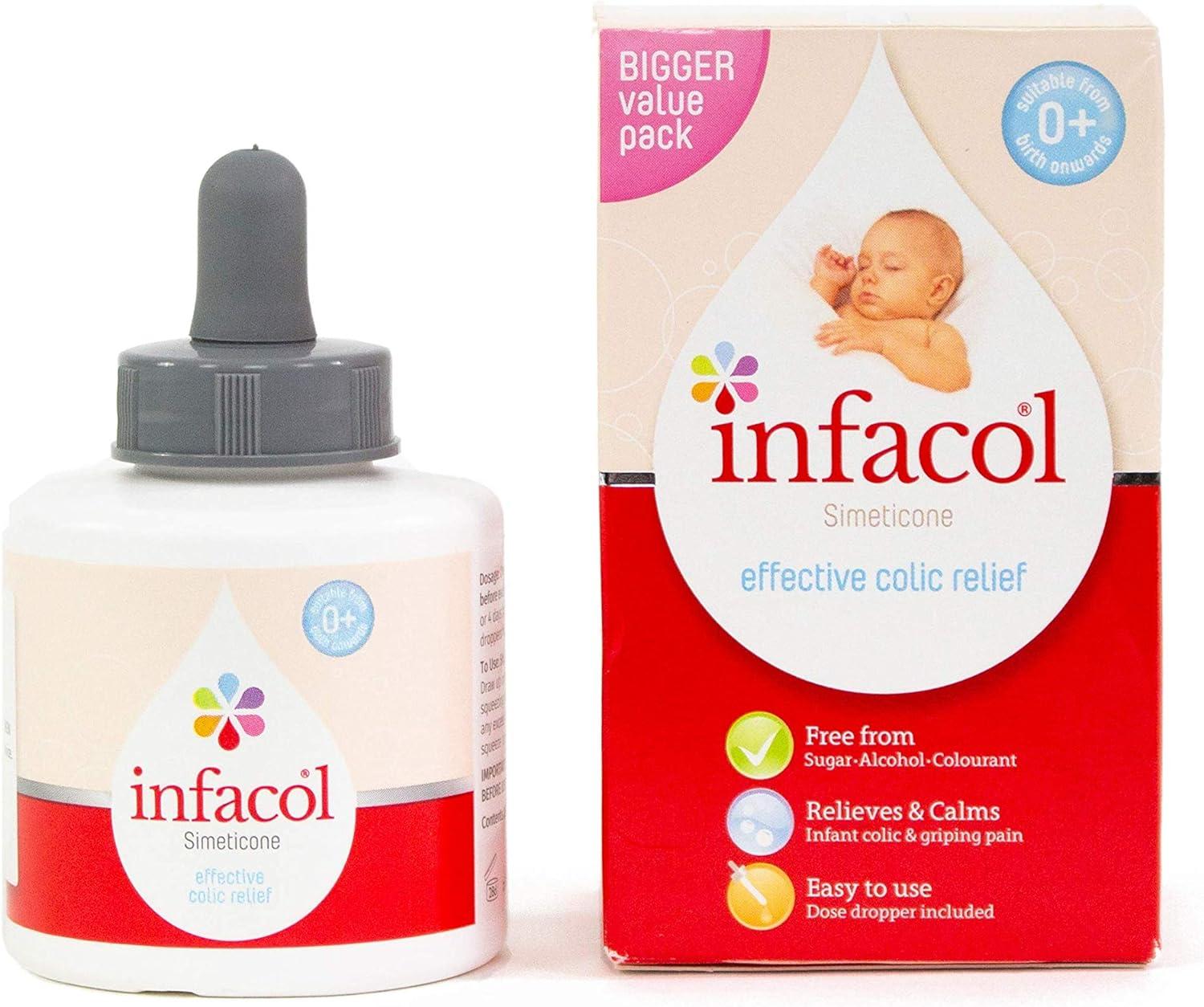 Infacol & Sudocrem New Born Bundle Colic Relief Drops 85ml + Nappy Rash Cream 125g