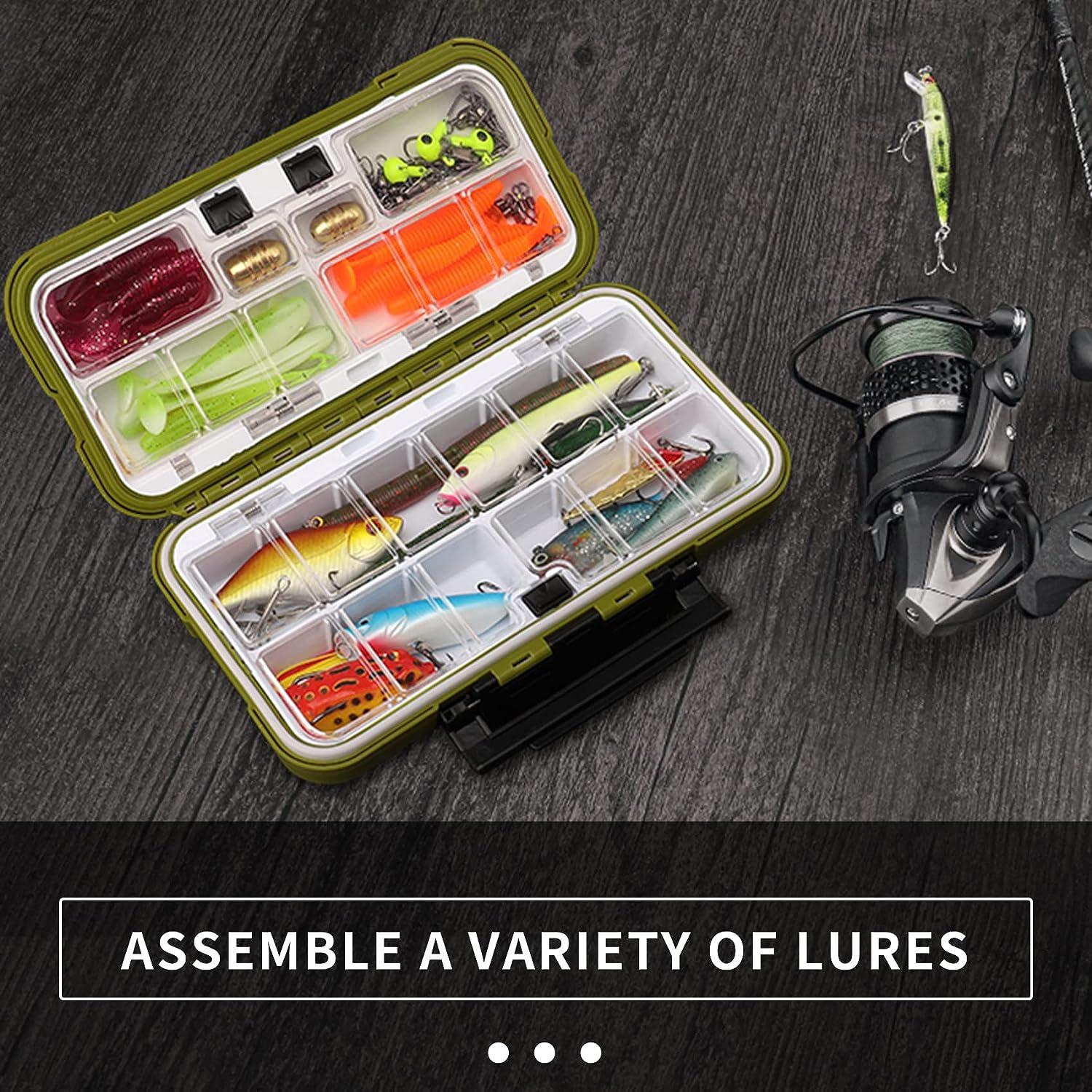 Fishing Tackle Boxes Fishing Lure Hook Tackle Box Storage Case Portable  Organizer Fishing Box Fishing Gear Accessories Storage of Baits Hook Tackle  Box : : Sports & Outdoors