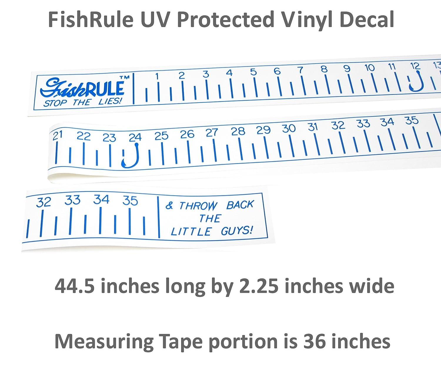 Fish Ruler - Fishing Measuring Tape - 36 Inch Fish Measuring Tape