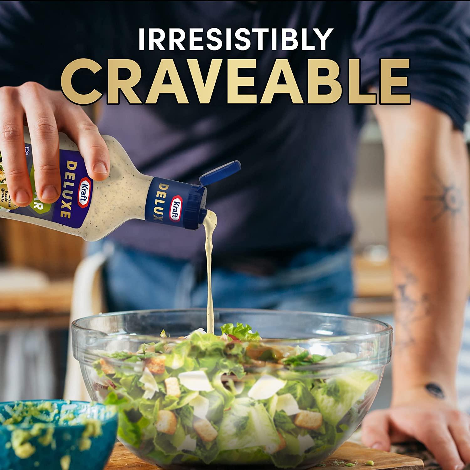 Kraft Deluxe Bold Caesar Salad Dressing - 16 oz Bottle | Buy Online | Buy  Now with Express International Delivery | GoSupps.com