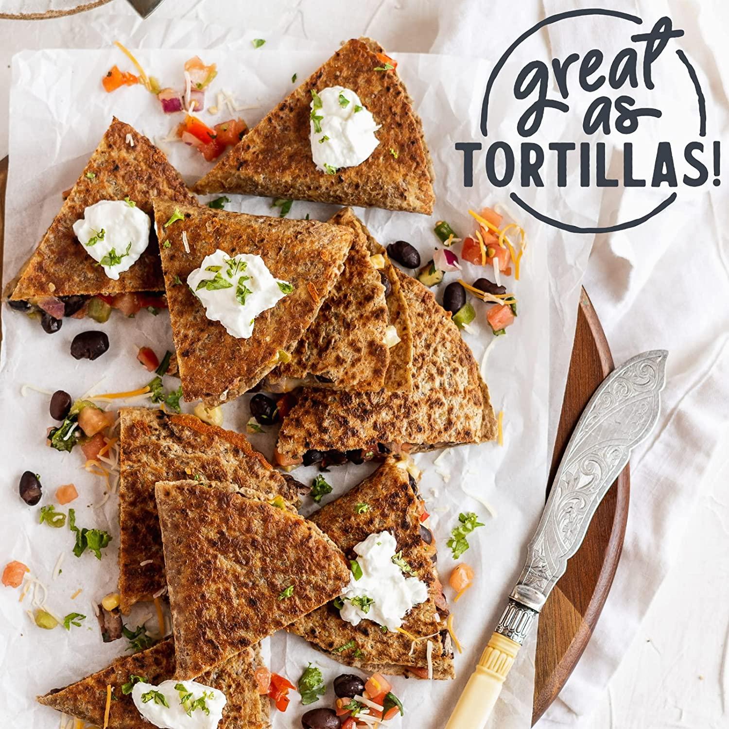 Angelic Bakehouse 7Grain Sprouted Whole Grain Tortillas Vegan