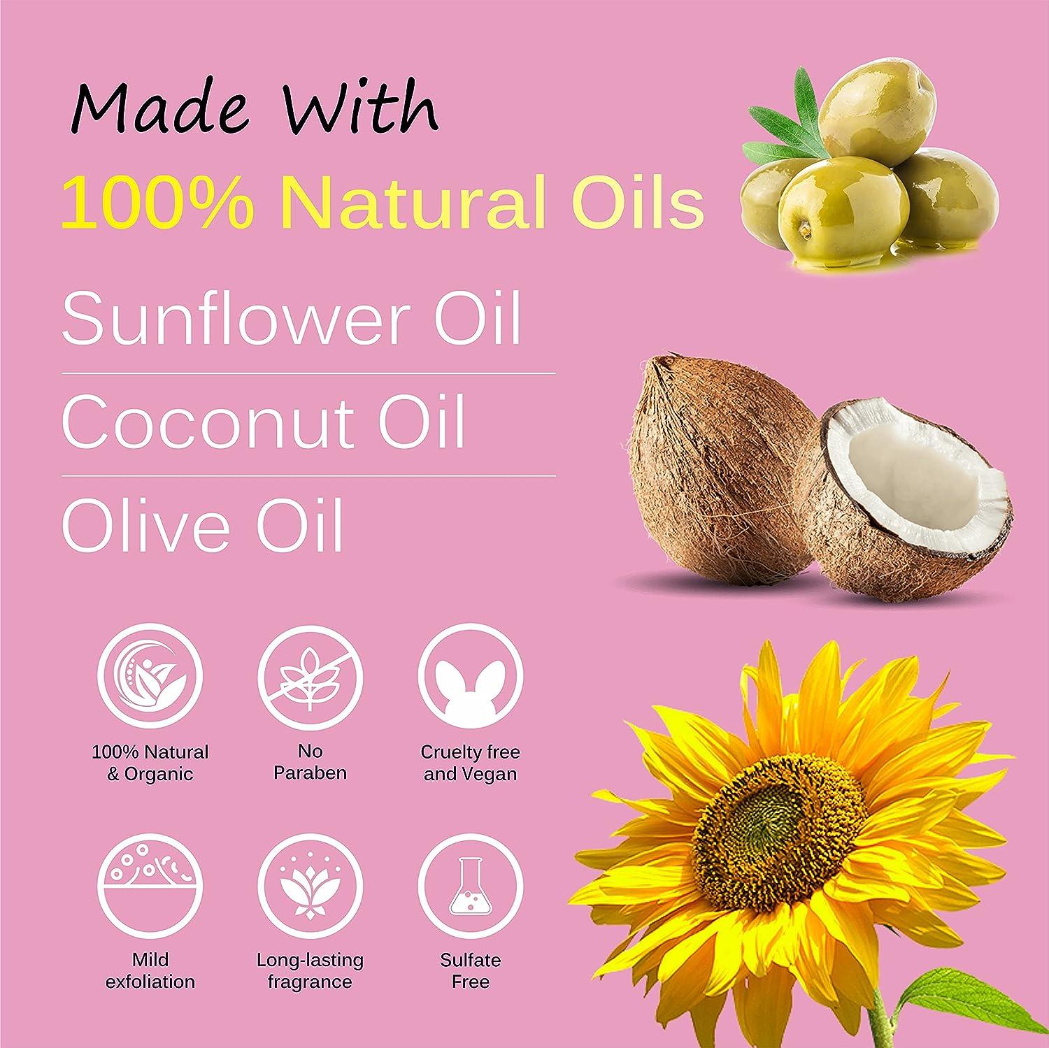 Vedic Naturals Body Oil Cleanser (Body Wash) Shower Oil 300ml Skin