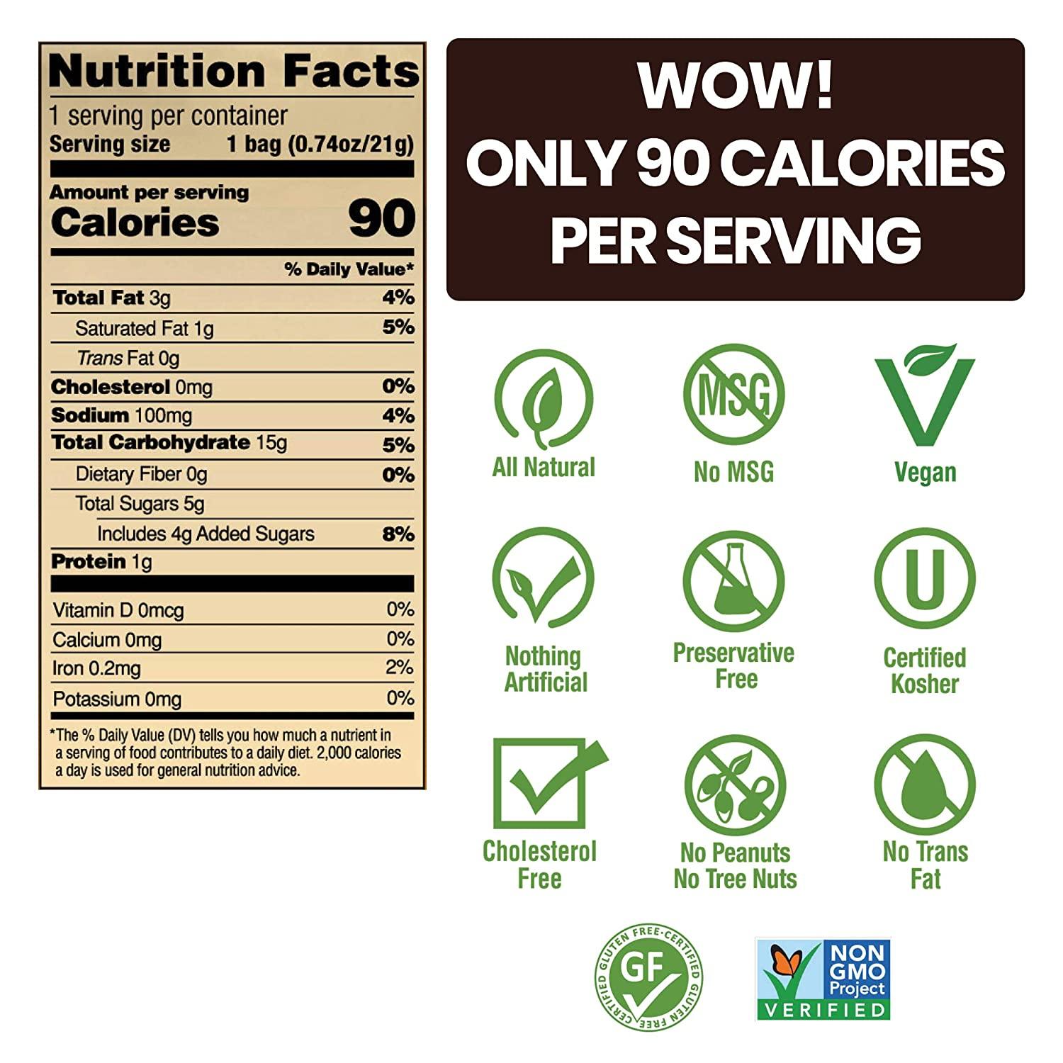 Drizzilicious Salted Caramel 10 Pack Mini Snack Chocolatey Rice Cakes