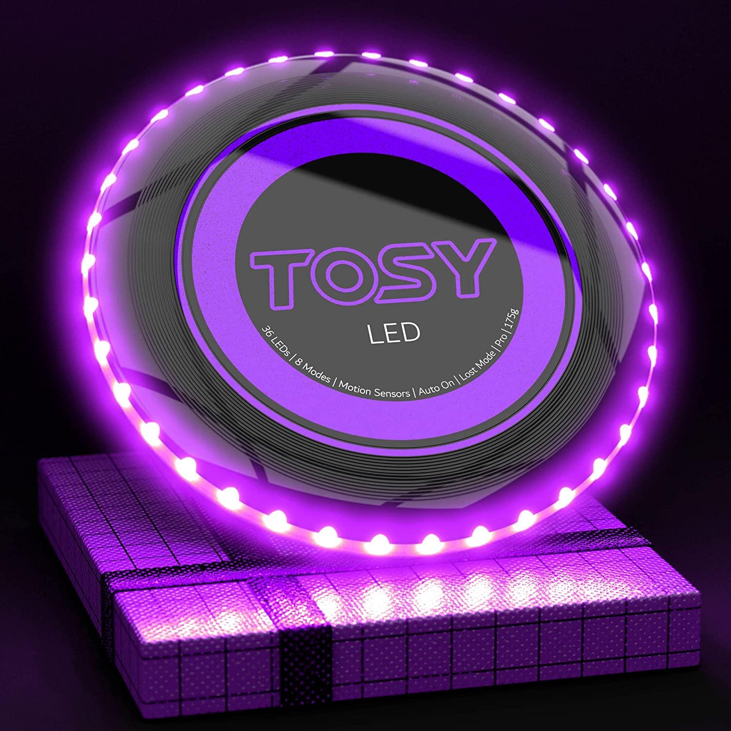Flying Disc Met RGB Verlichting - 16 Miljoen Kleuren Frisbee Oplaadbaar En Slimme Modi Voor Feestjes En Cadeaus