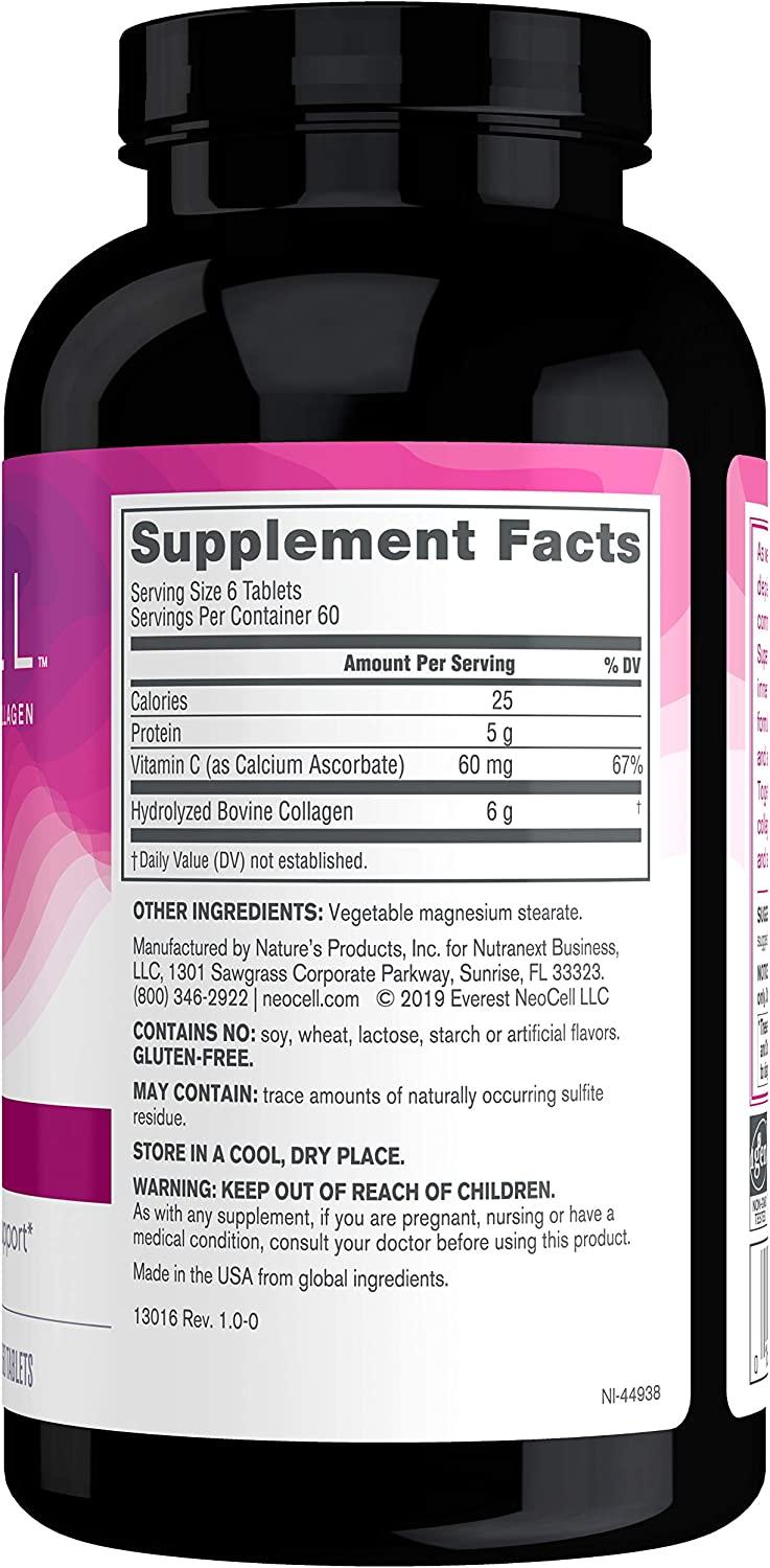 Neocell Super Collagen + C Collagen Type 1 & 3 360 Tablets