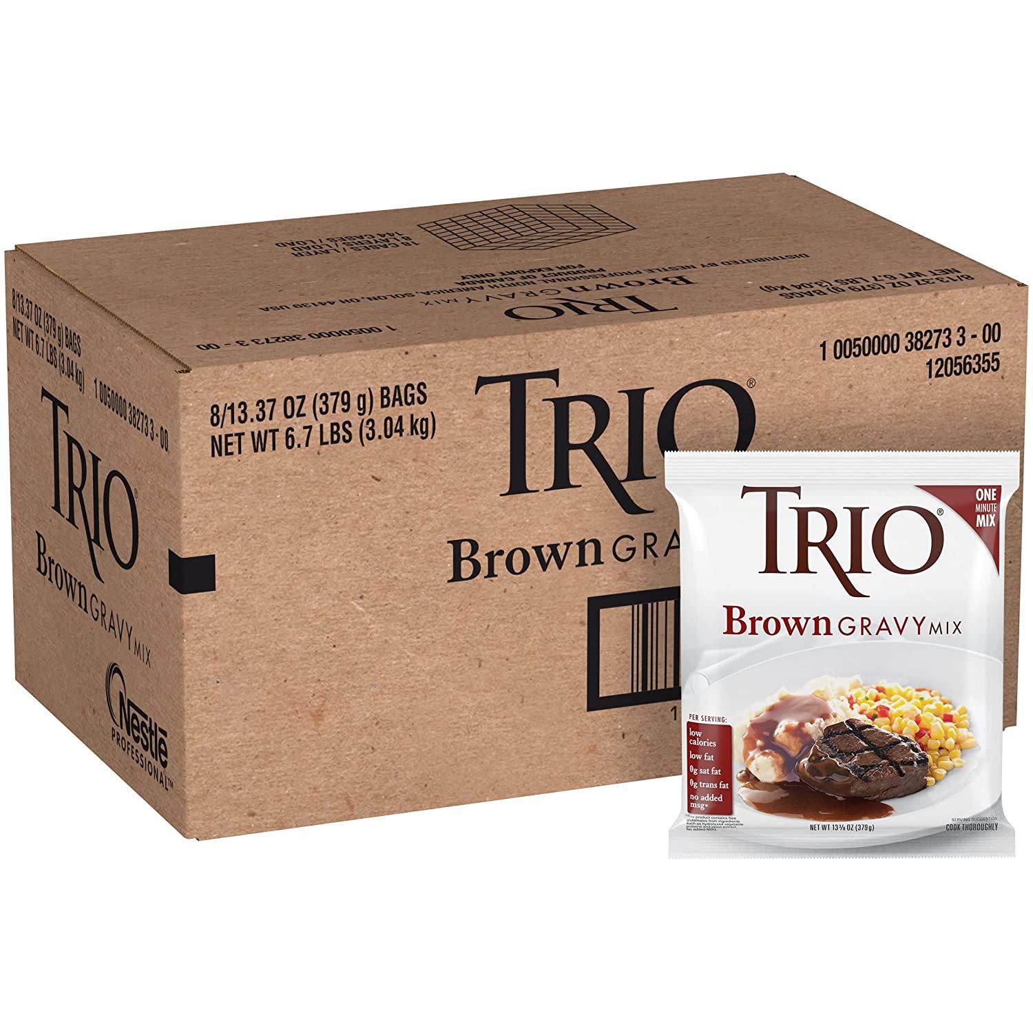 Trio Brown Gravy Mix Club Pack 13.37 oz (Pack of 1)