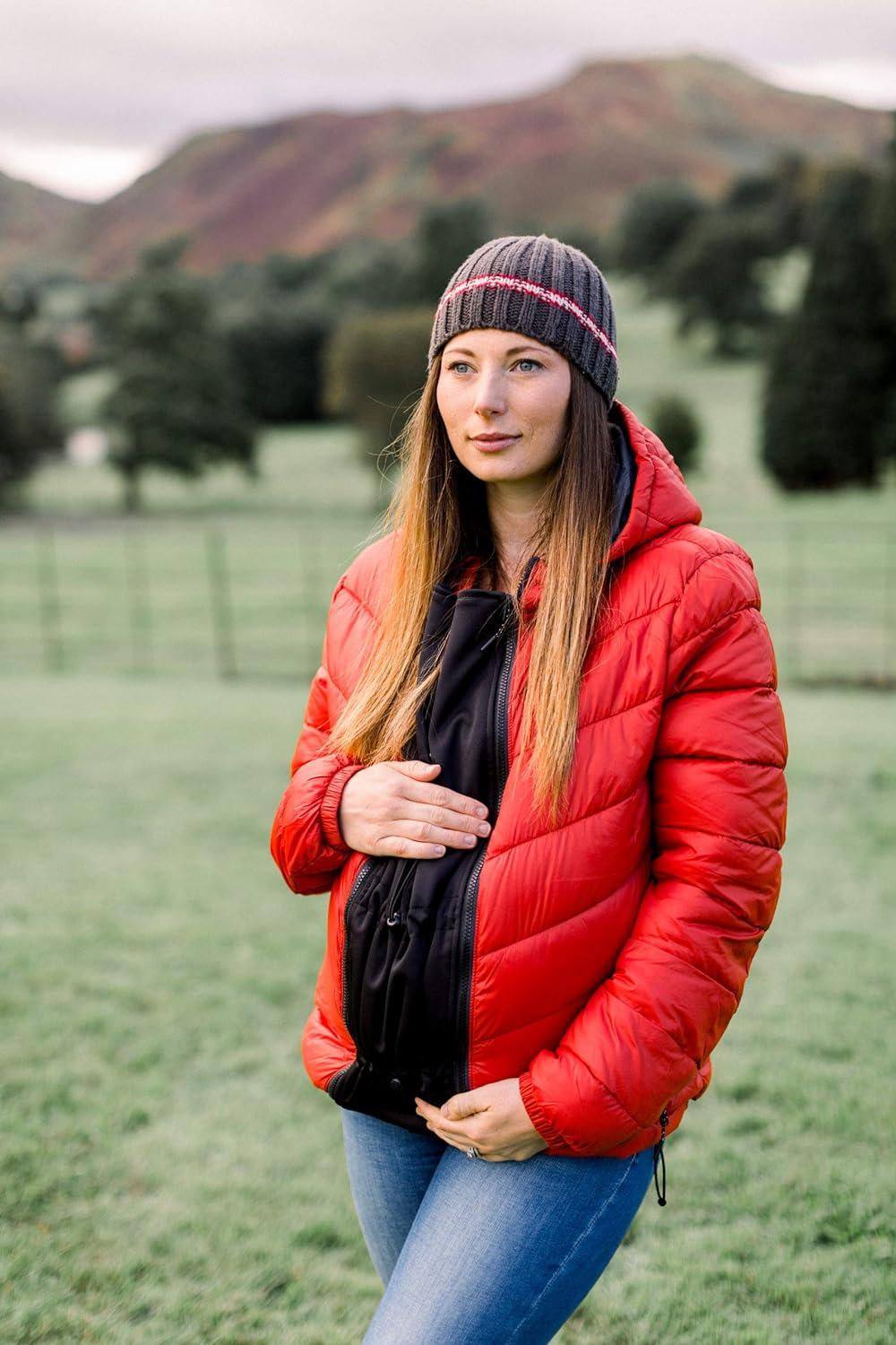 Maternity Jacket Expander Panel Zip Us In Coat Extender for Pregnancy Babywearing 65cm Zip Length