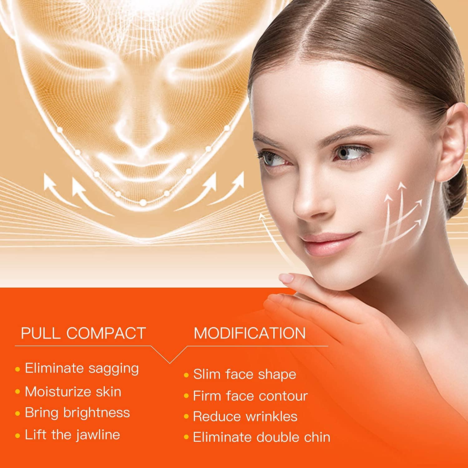 V FACE SHAPER Lift UP Mask Cheek Slimming Reduce Double Chin Anti Wrinkle  $5.38 - PicClick AU