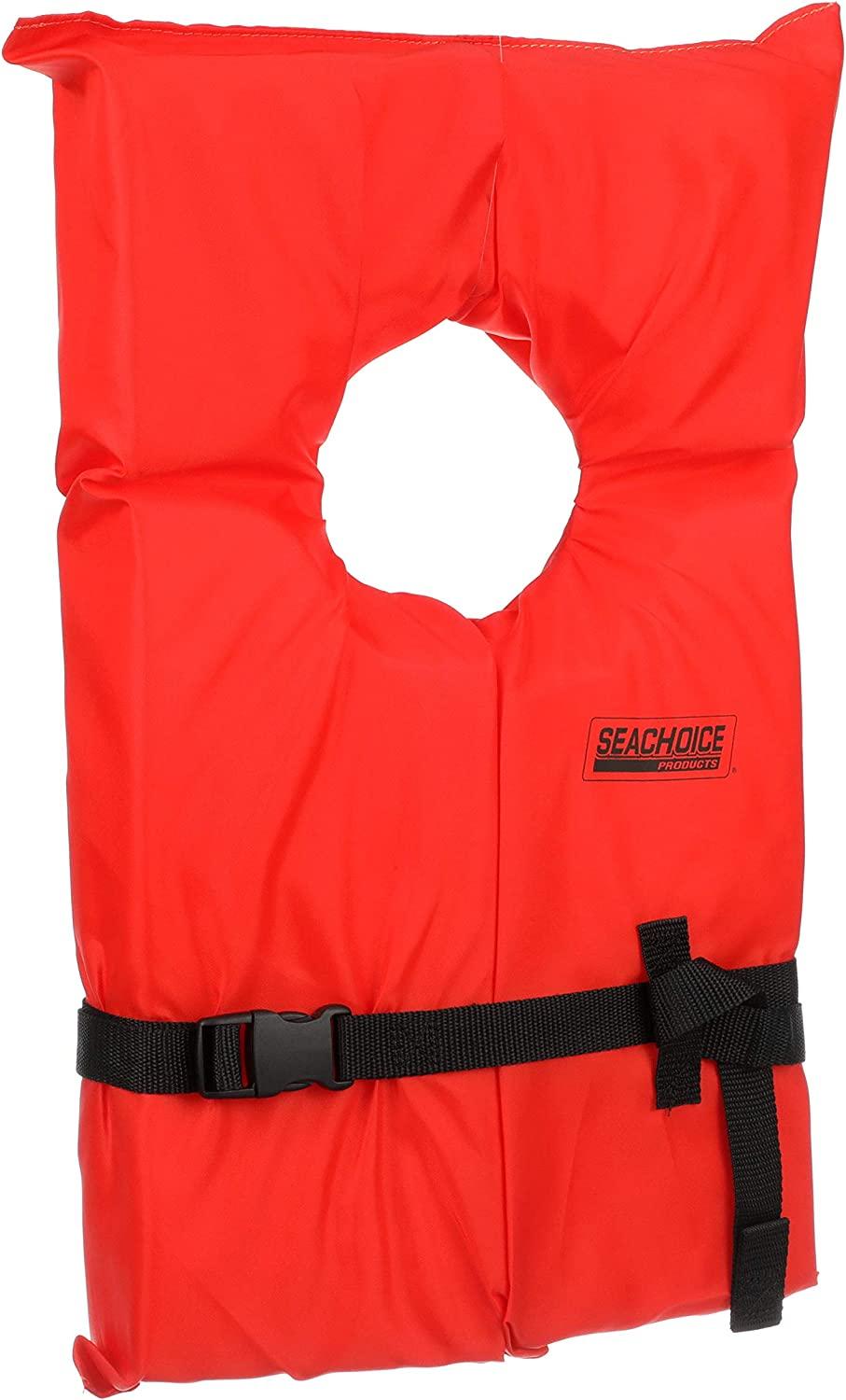 Seachoice Type II USCG Approved Adult Life Vest Multiple Sizes