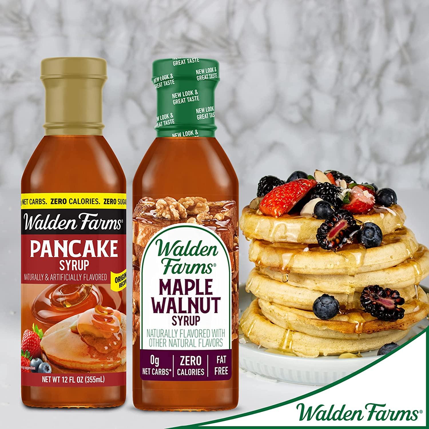 Walden Farms Variety Pack Syrups 12 oz Keto Friendly, Sugar Free, Non