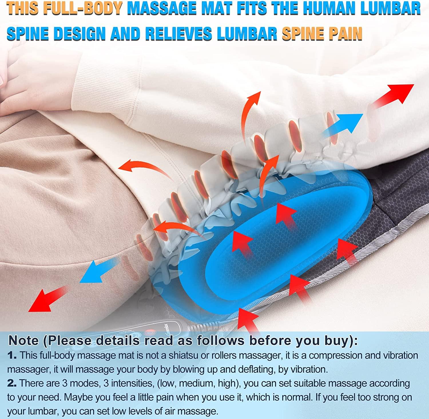 Verclo Comrelax Massage Mat with Adjustable Pillow - Full Body Massager for  Home, Office, and Couch | Buy Now with Express International Delivery |  GoSupps.com