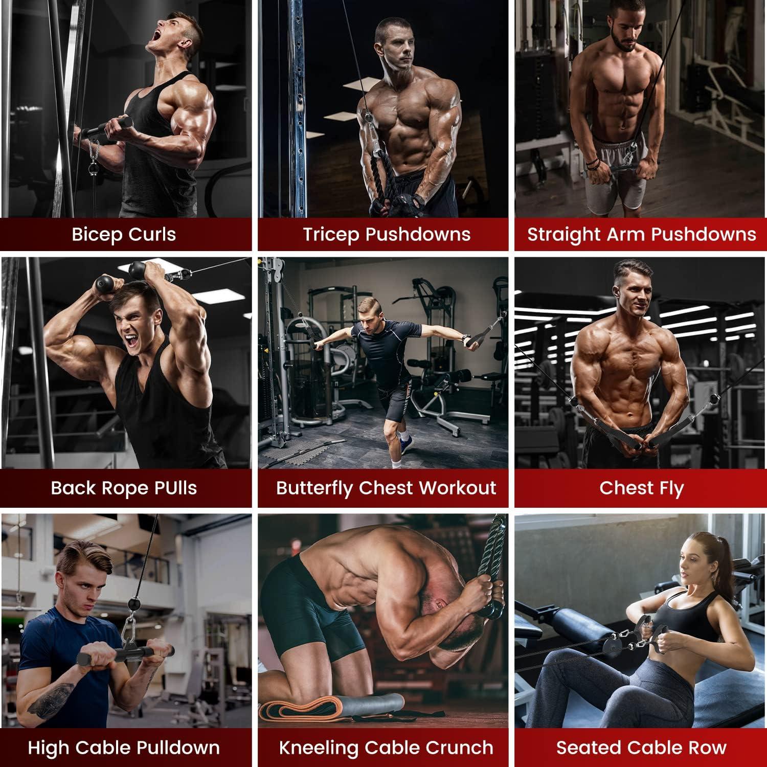 Cable Flying Arms Workout Cable Machine FitBeast Cable Pulley