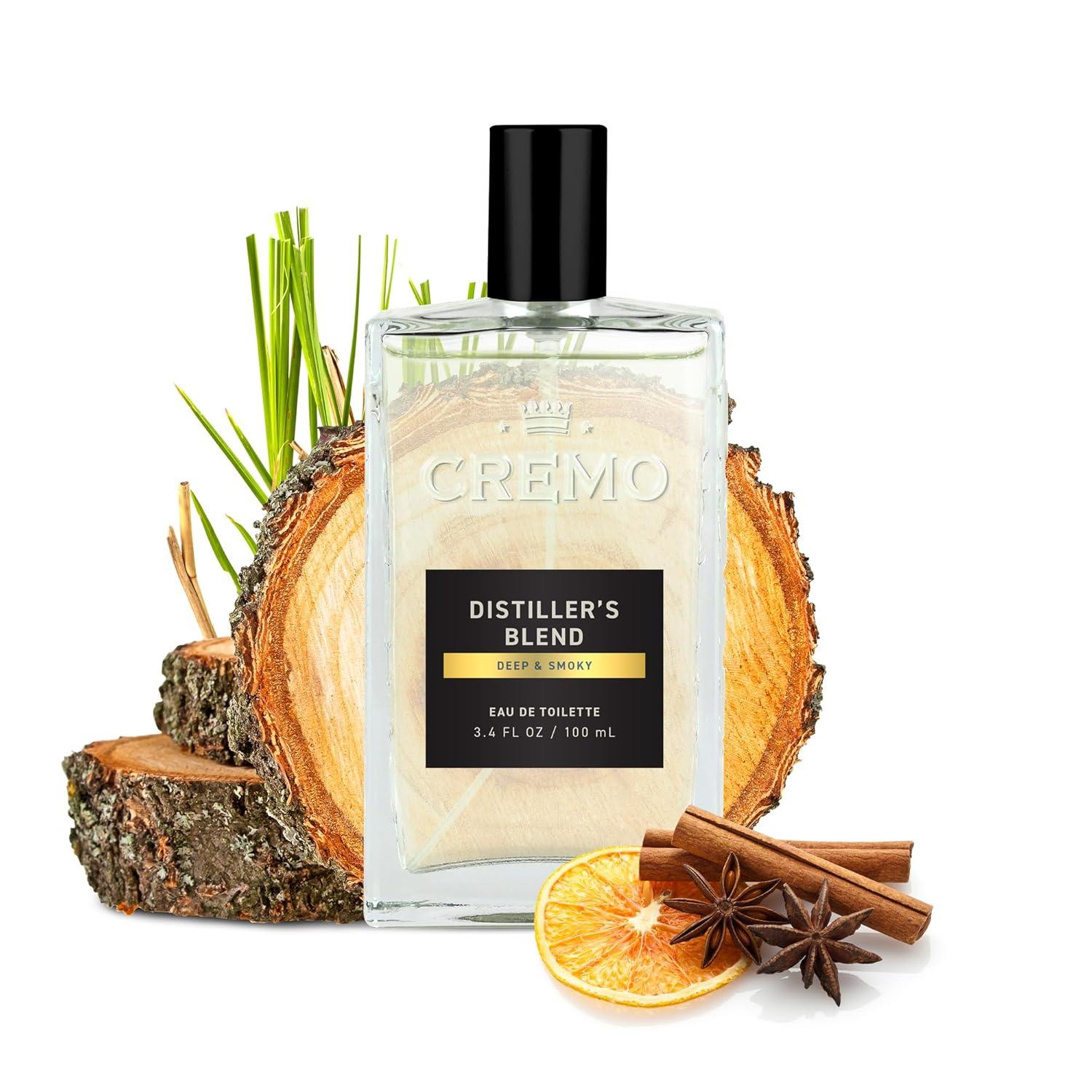 Cremo Cologne for Men - Distillers Blend Mens Cologne Spray - A Combination  of Kentucky Bourbon Smoked Vetiver and American Oak Fragrances For Men 3.4  Fl Oz