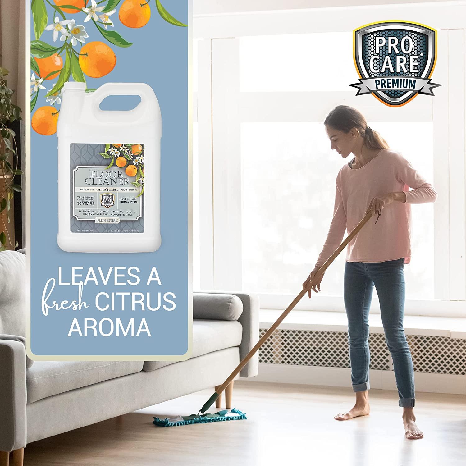 ProCare Citrus Floor Cleaner Made in USA   Tile, Stone, Laminate