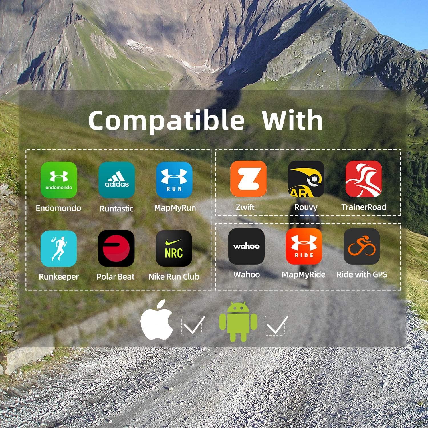 CYCPLUS Waterproof Heart Rate Monitor Armband for Men and Women