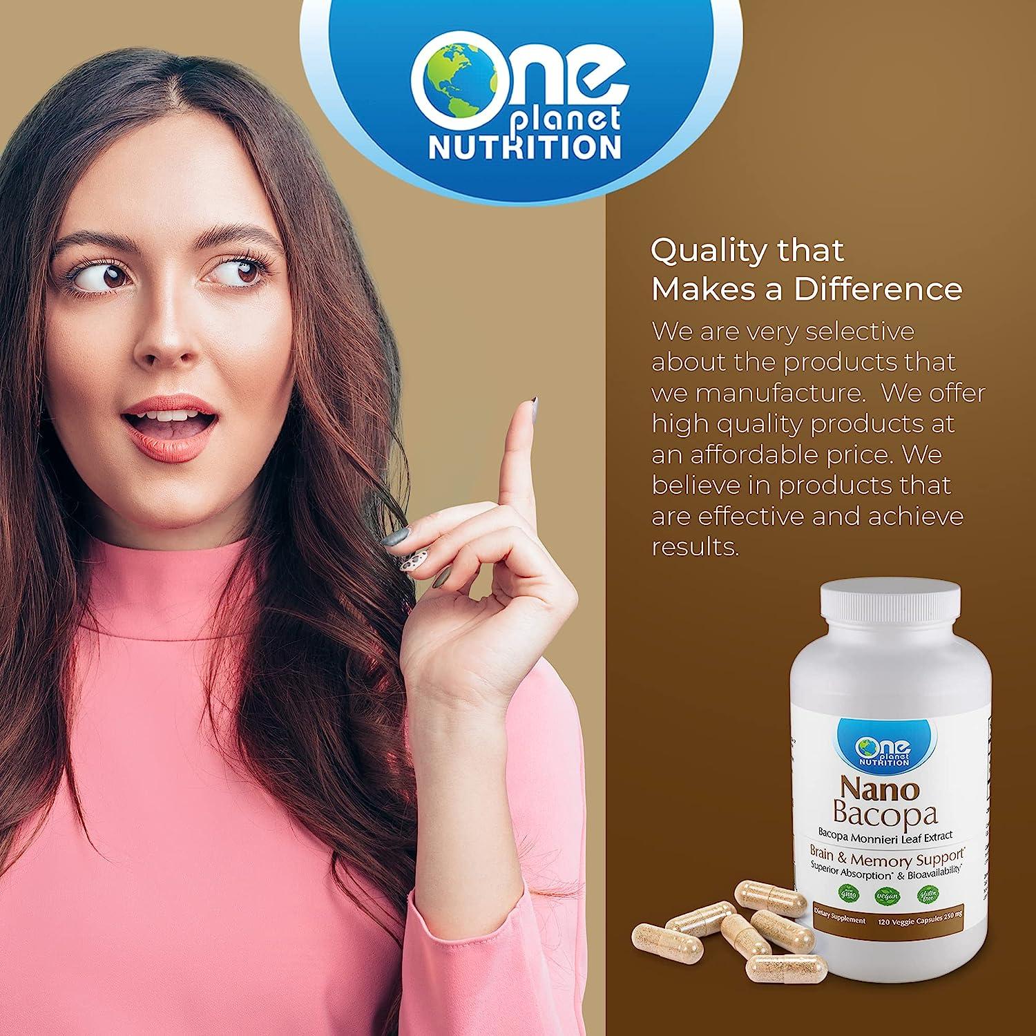 One Nutrition Nano Bacopa 250 mg, Bacopa Monnieri Capsules