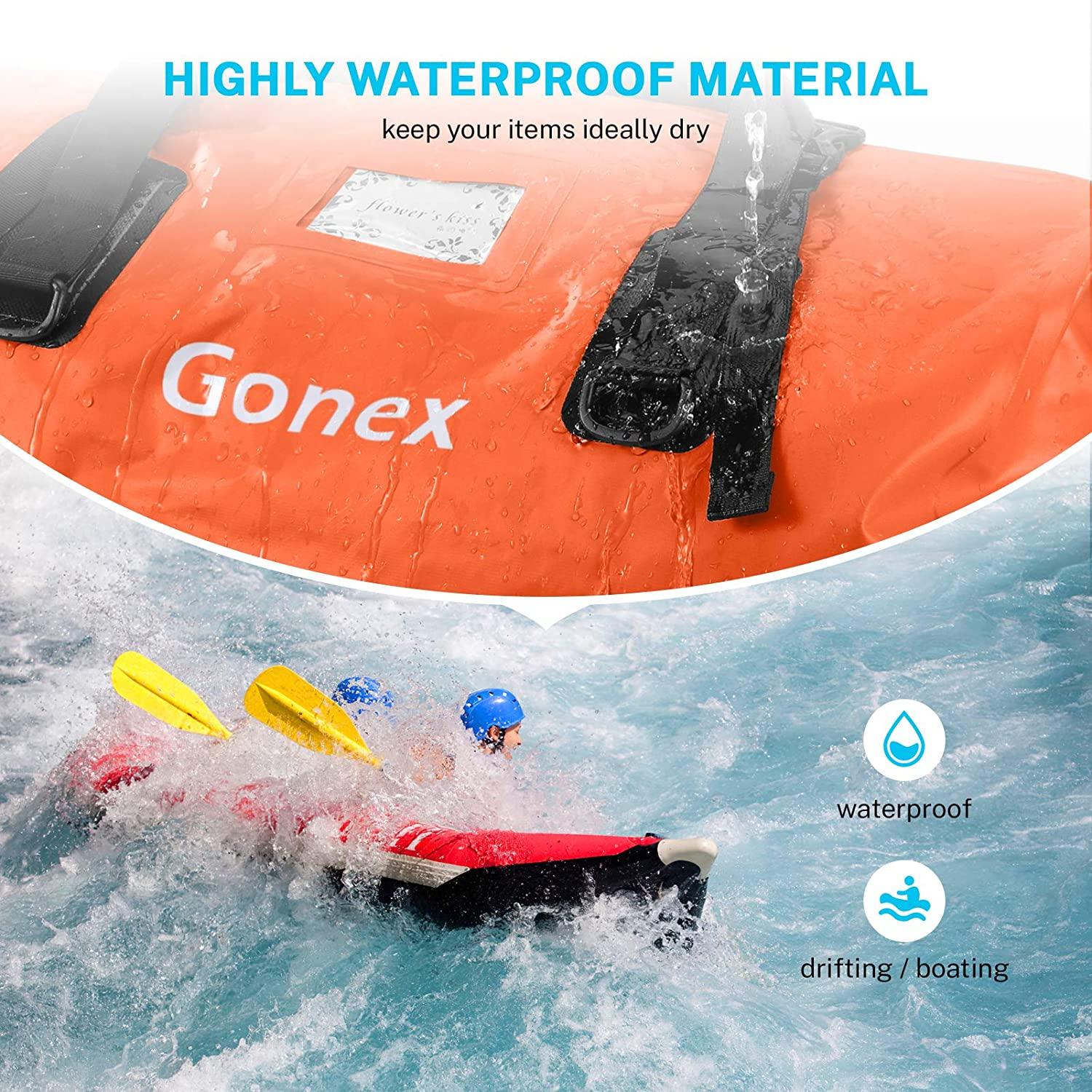 Gonex 60L 80L Extra Large Waterproof Duffle Travel Dry Duffel Bag Heavy