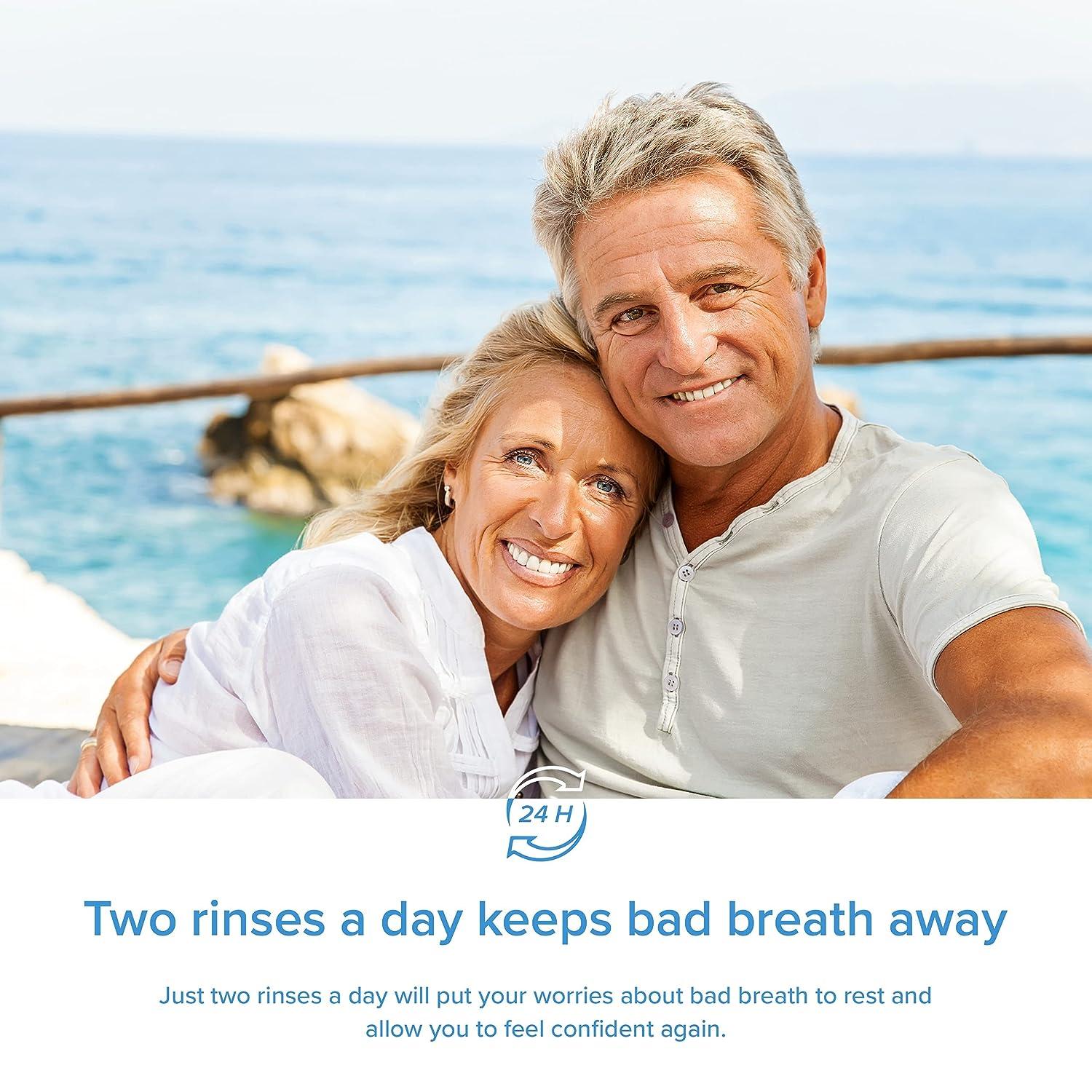 SmartMouth Original Activated Mouthwash & Premium Zinc Ion Toothpaste