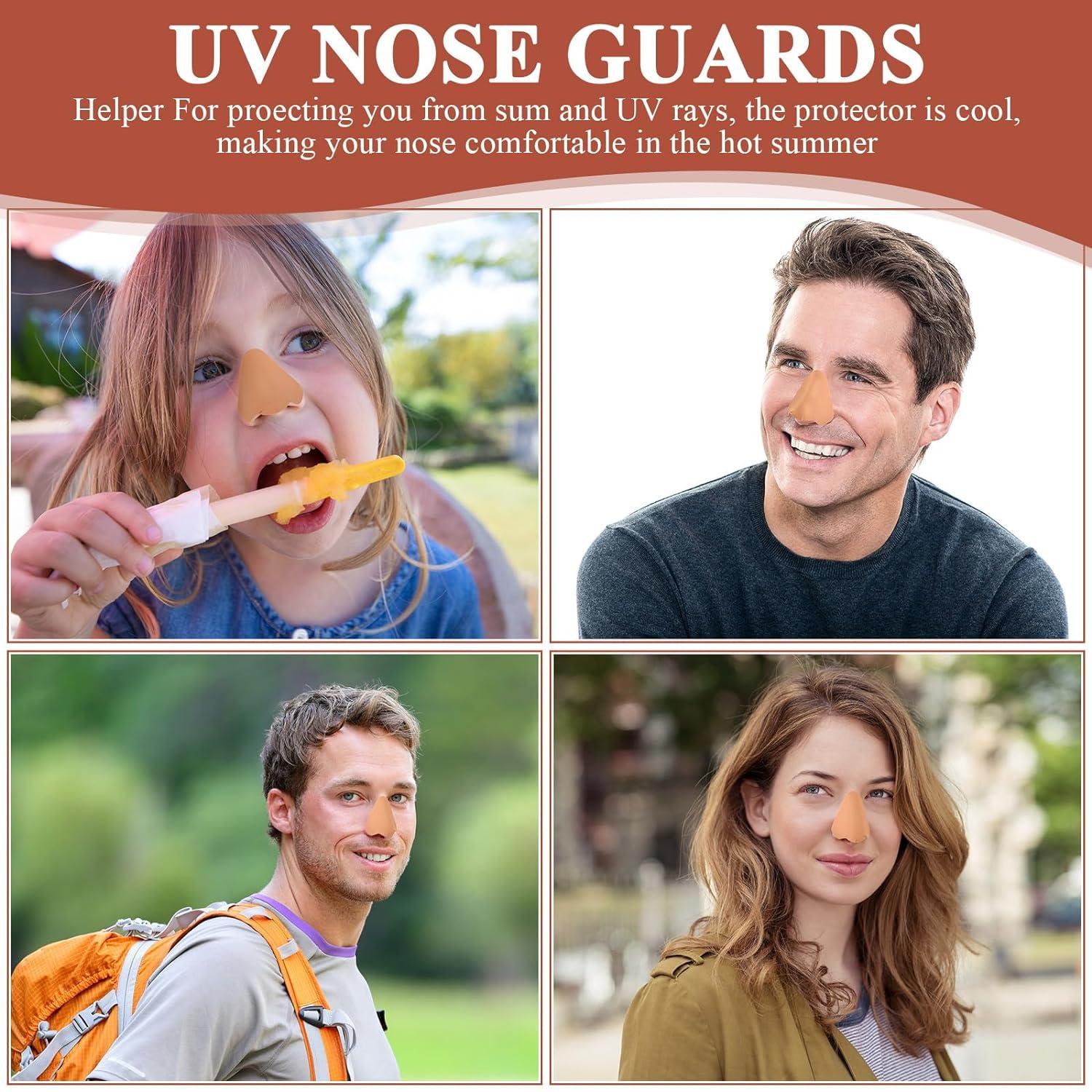 Demissle 120 Pcs Sun Protection Nose Patch Outdoor Sunblock Nose Skin