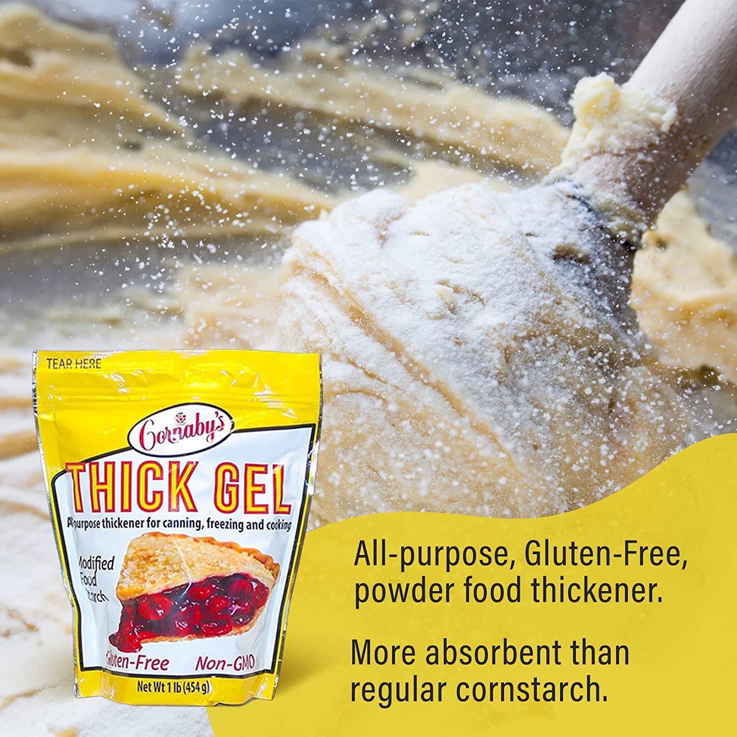 Cornabys Thick Gel 1 lb. (Pack of 1) Premium Waxy Maize Starch, 2x