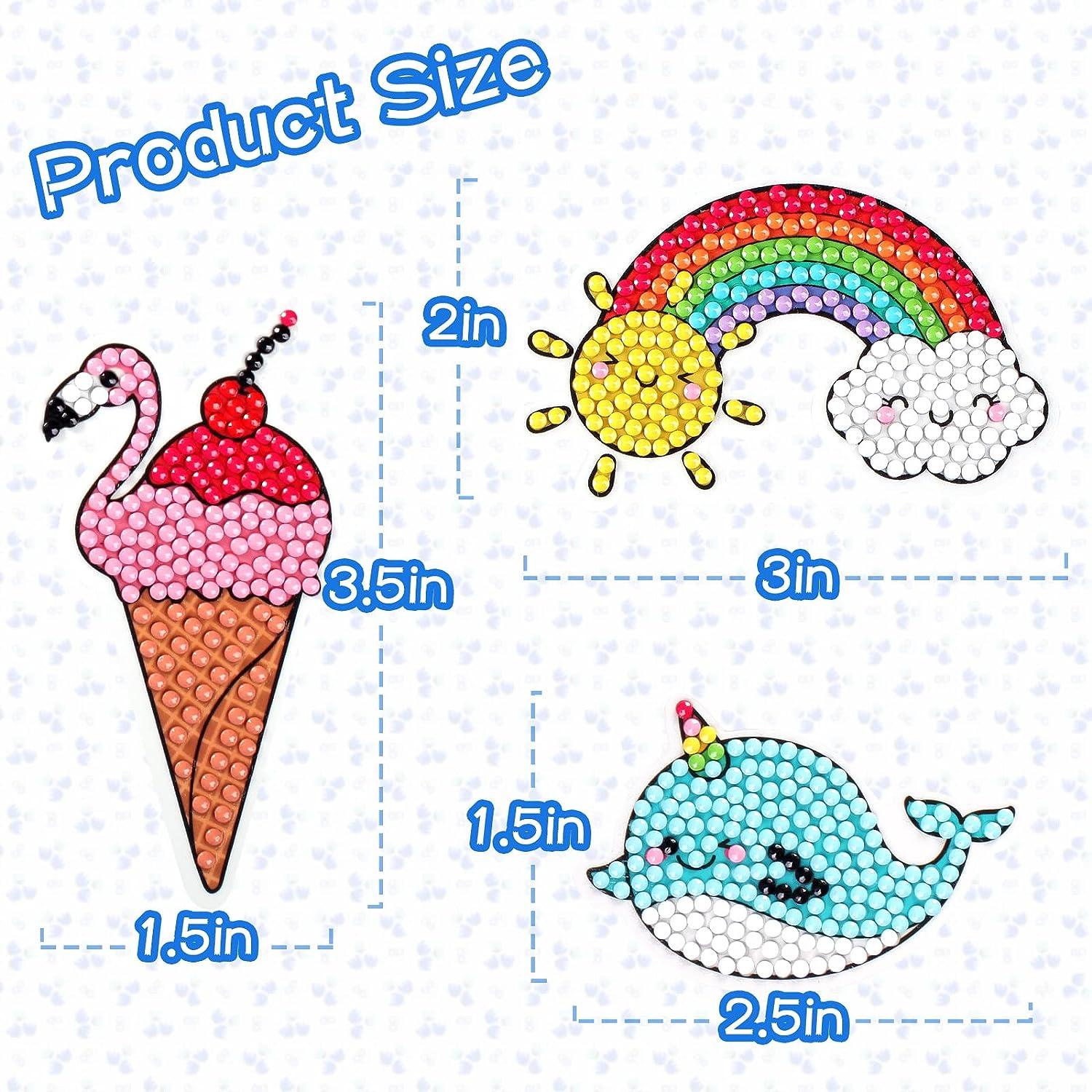 5D Diamond Painting Kits for Kids Unicorn Mermaid Rainbow Cute Animals  Diamond Art Stickers Handmade for Beginners Boys Girls