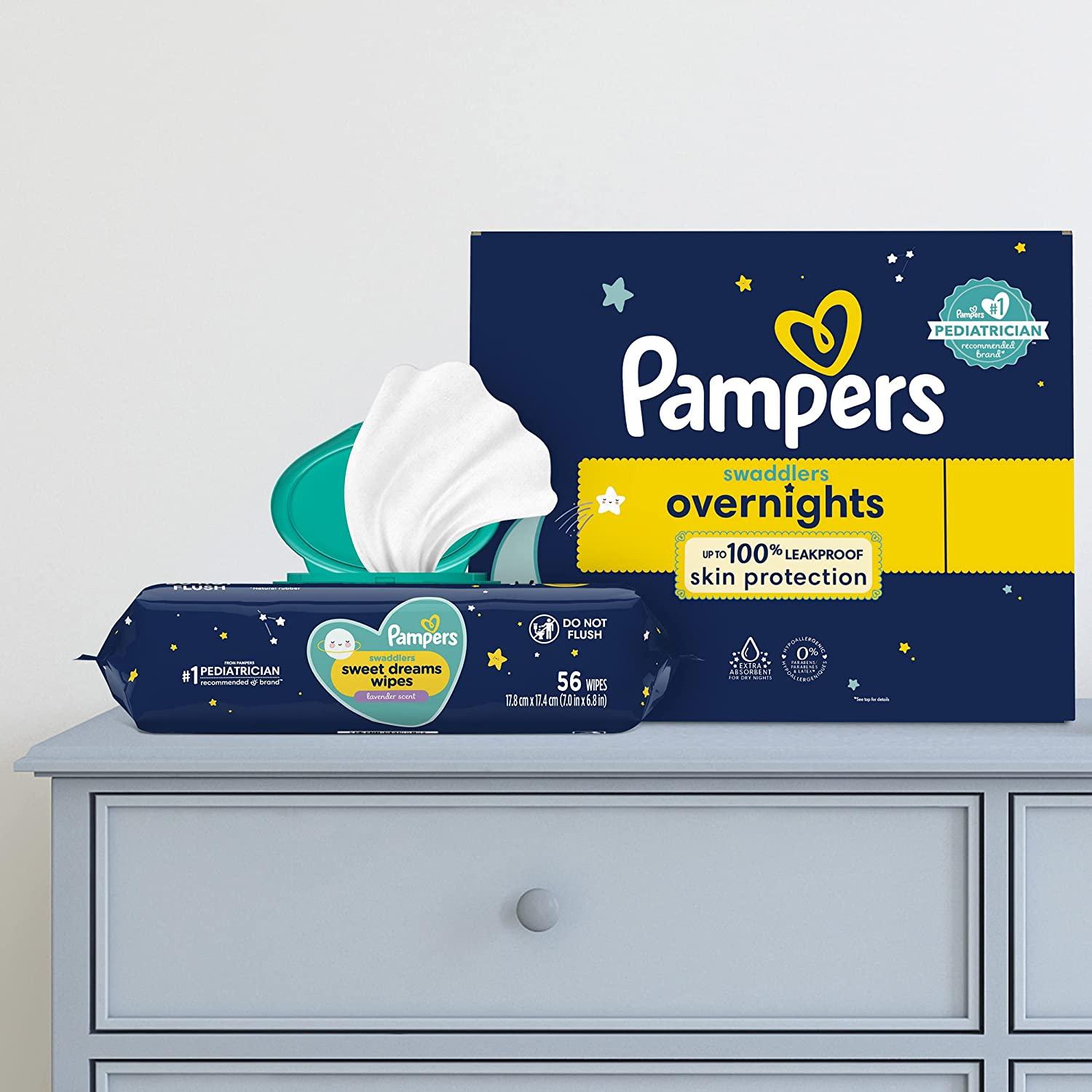 Pampers Swaddlers Overnights Size 5 Diapers - 50 Count Super Pack