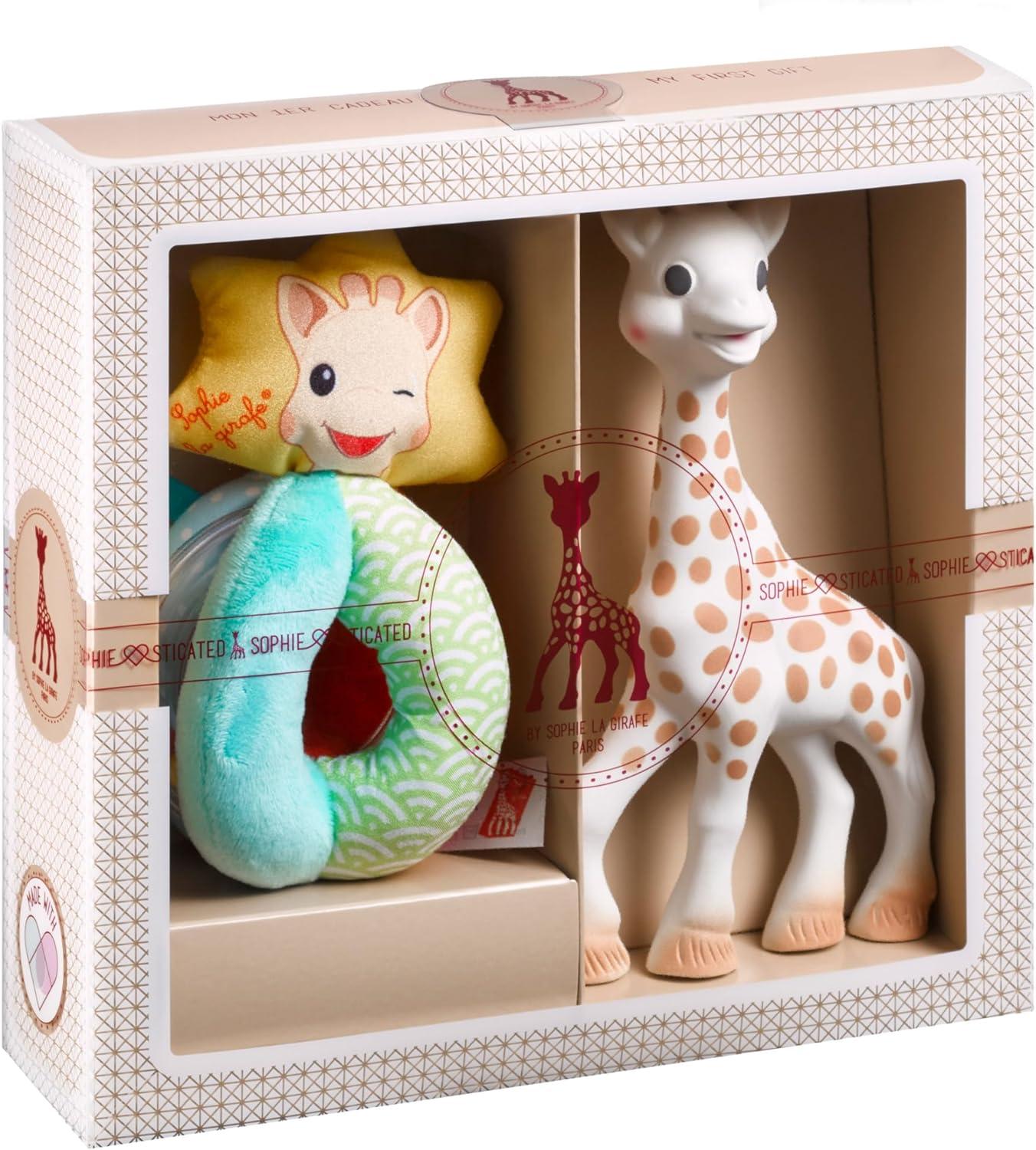  Sophie by Me 60th Anniversary Edition Teether Sensory  Developmental Toy SOPHIE LA GIRAFE Beige : Baby