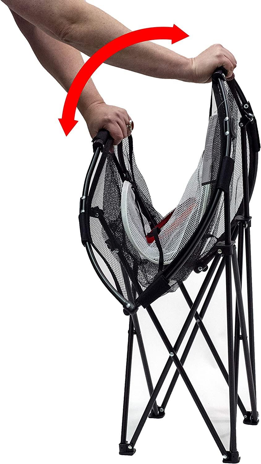 JEF WORLD OF GOLF Collapsible Chipping Net, 30 inch (GS1012), Black