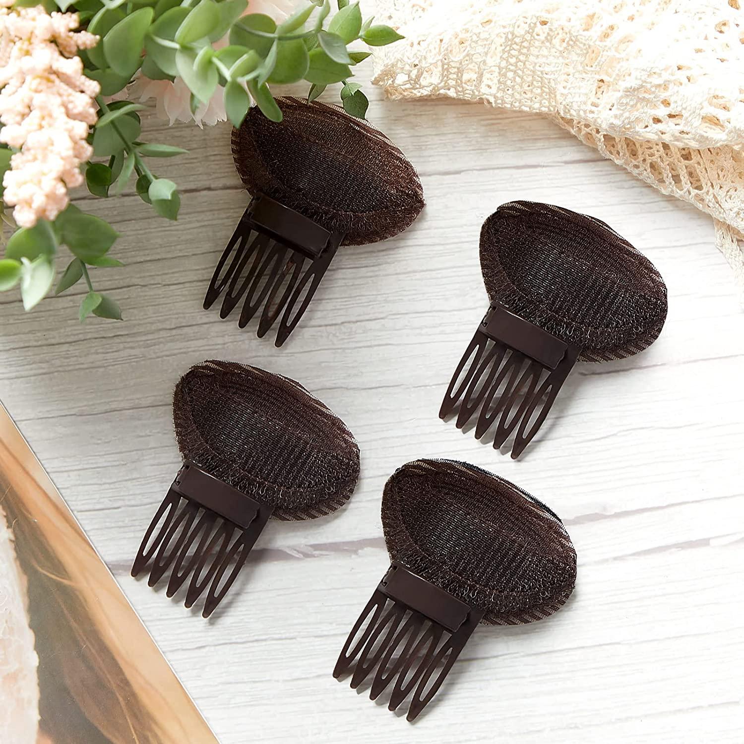 Amazon.com : Invisible Fluffy Hair Pad Sponge Clip, Puff Hair Head Cushion,  Invisible Puff Hair Head Comb, Volume Bases Hair Styling Tools for Women  Lady Girl (Light brown) : Beauty & Personal