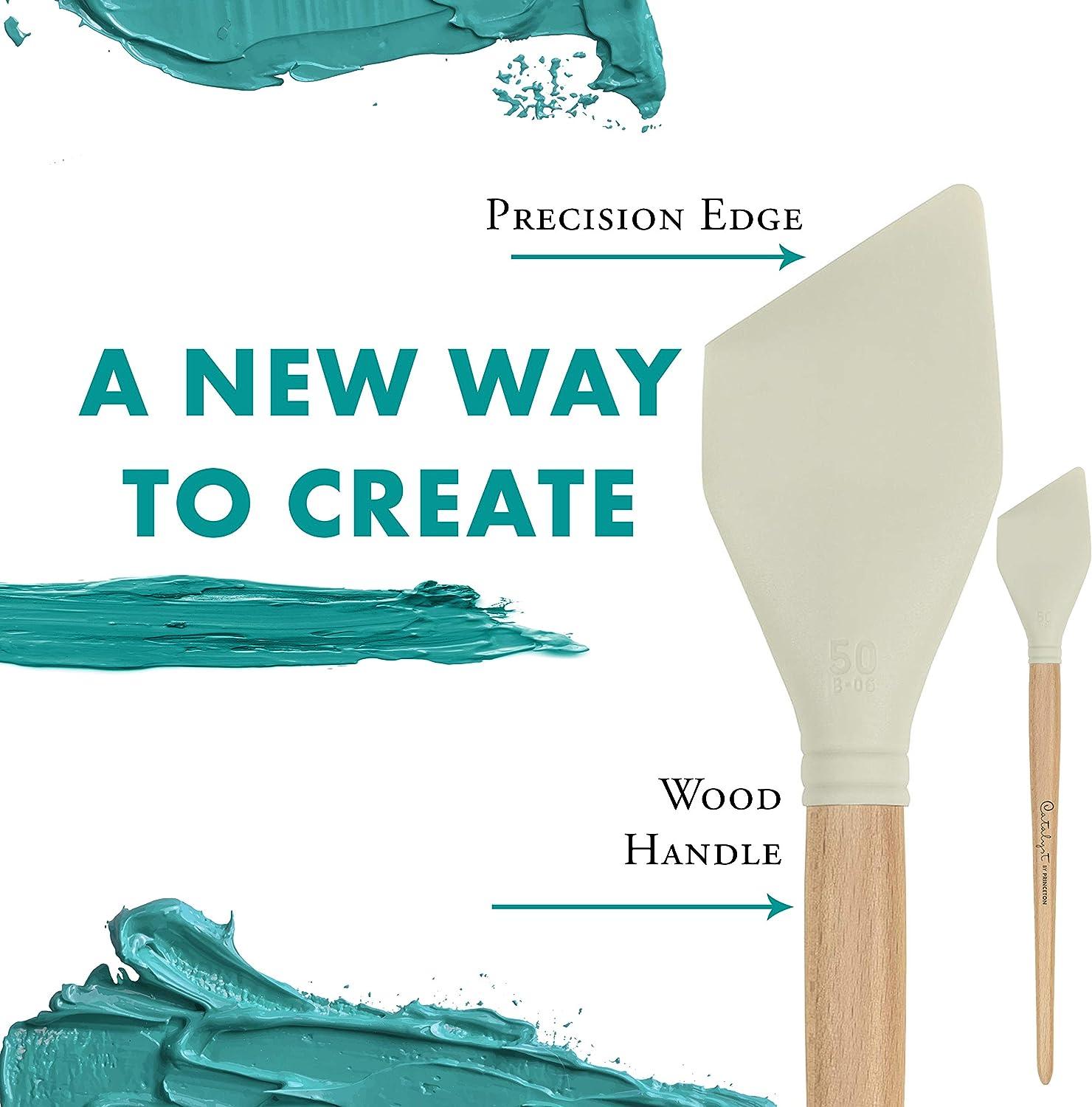 Princeton Catalyst 50mm White Blade: Texturizing and Moving Paint Tools ...