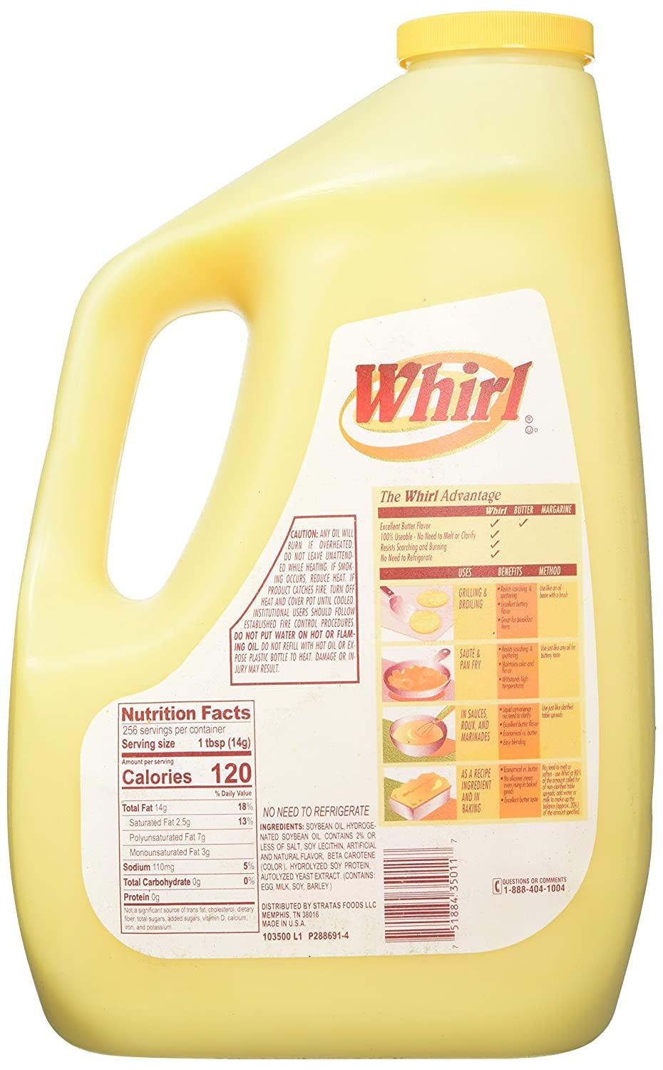 Whirl Garlic Flavored Oil (1 Gallon Bottle)
