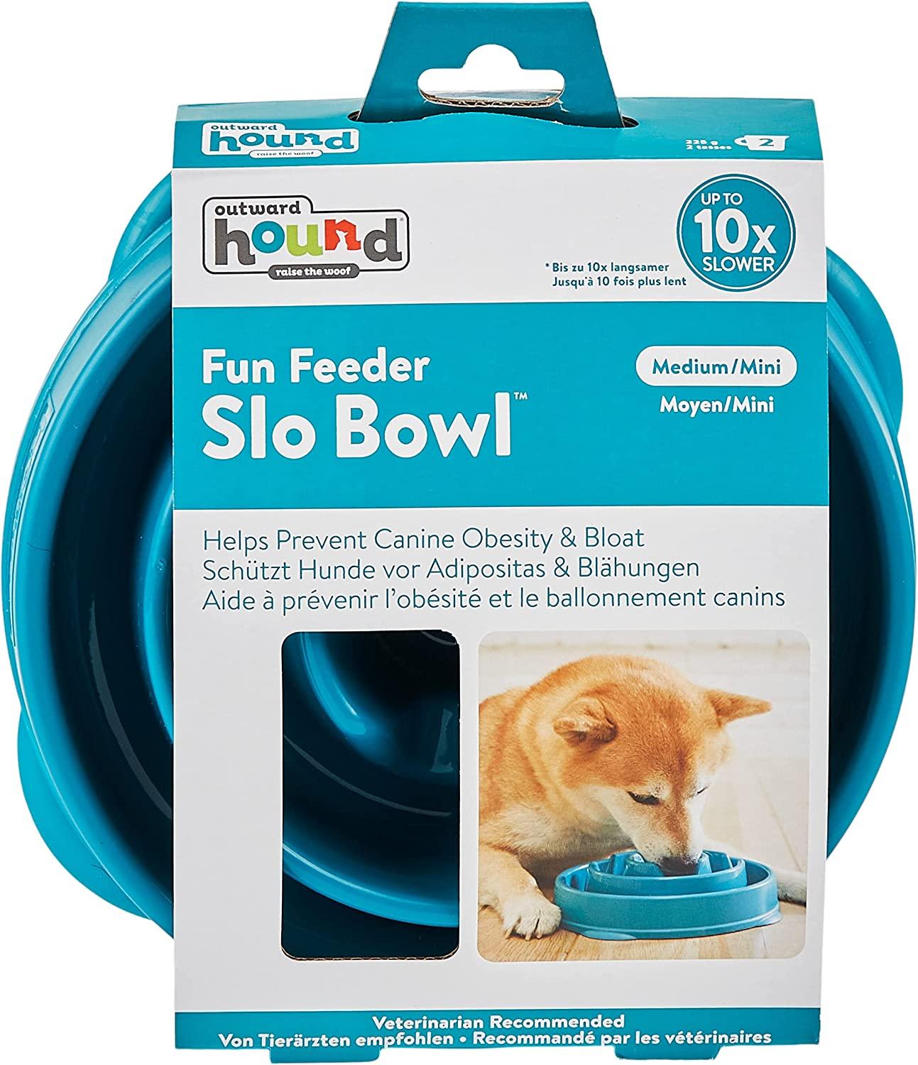 Outward Hound Fun Feeder- Slo Bowl – Felicity's Pet Supplies