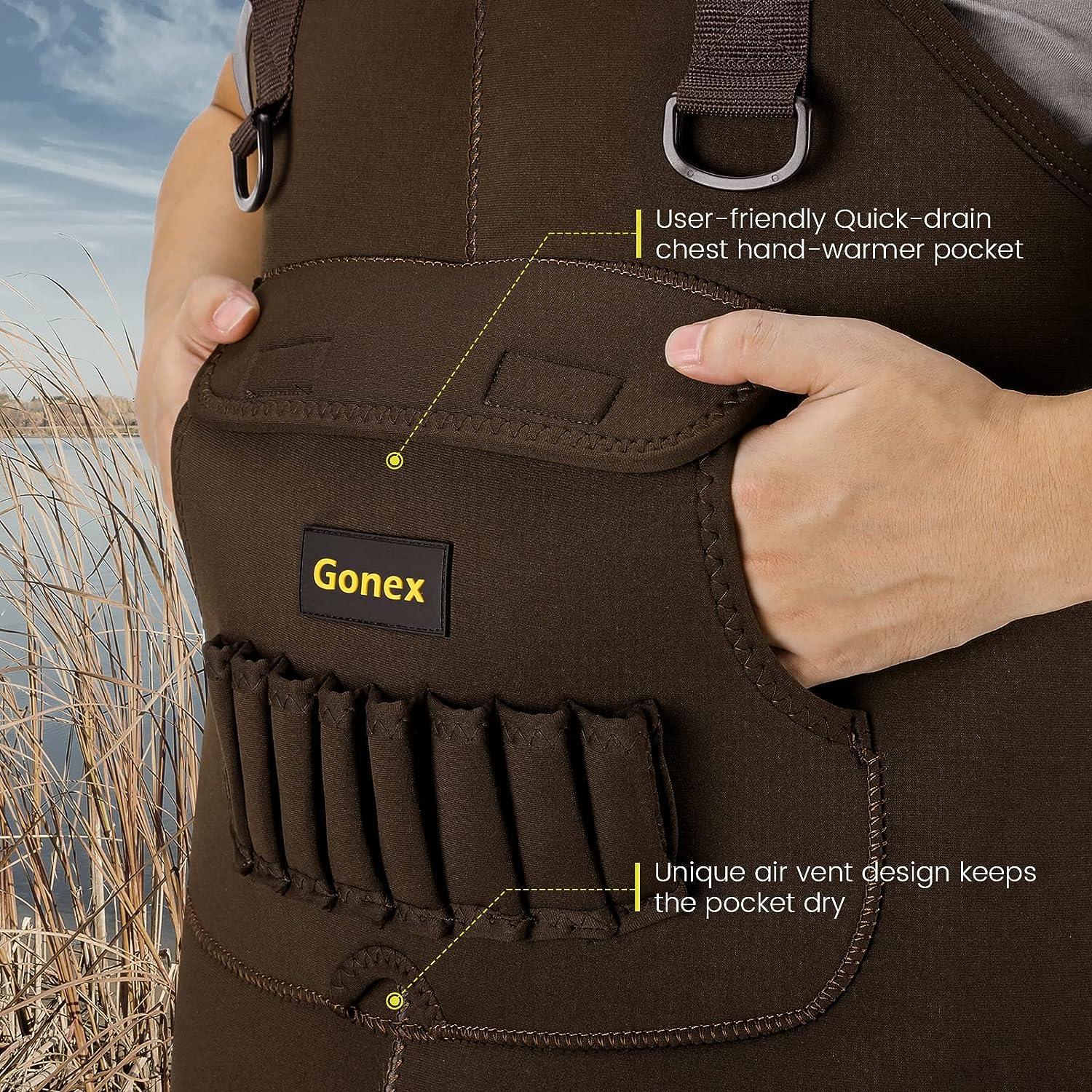 Gonex Neoprene Chest Hunting Waders with 600G/800G Insulated Boots