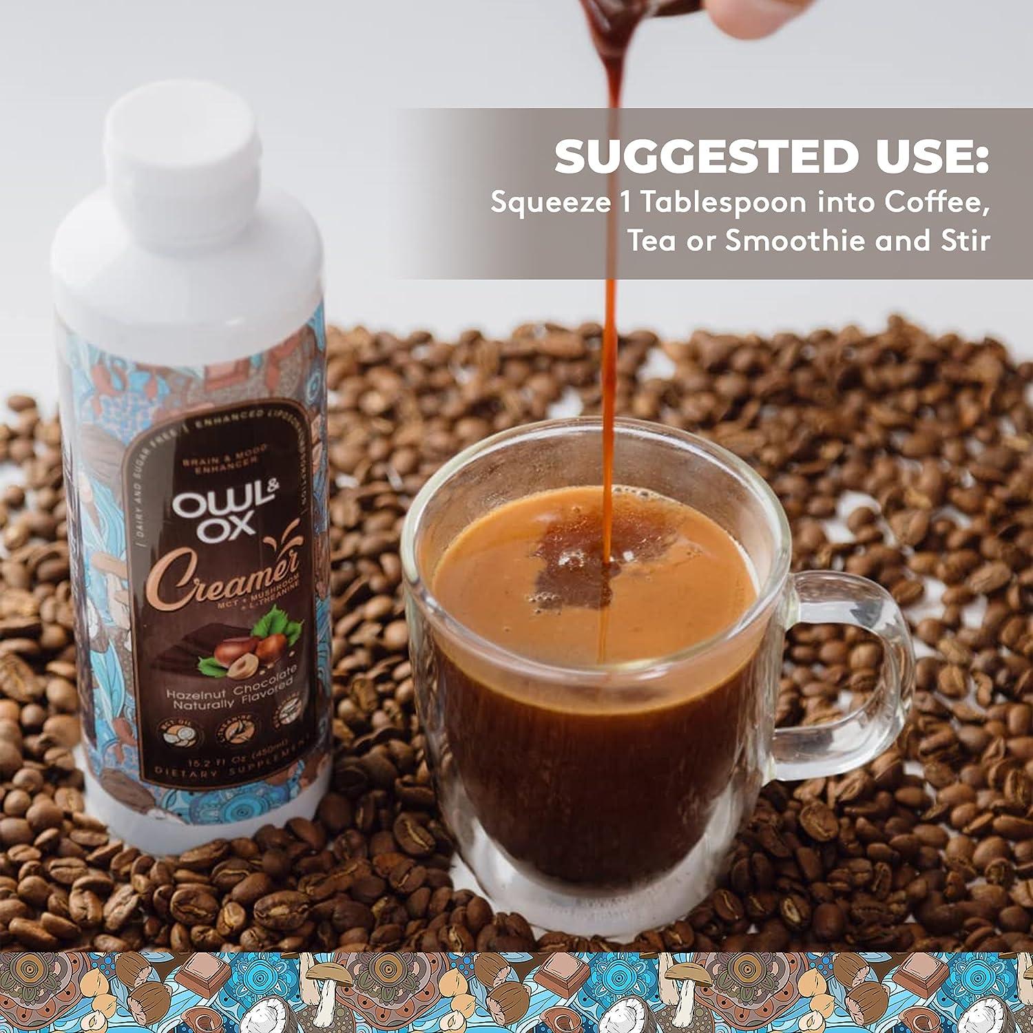 Hazelnut Dairy Free Coffee Creamer { dairy free, refined sugar