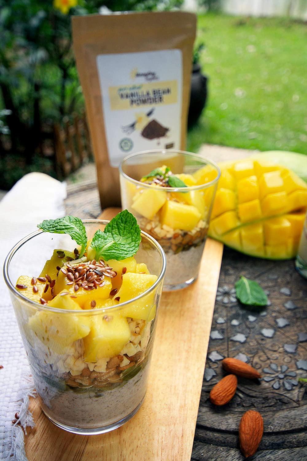 Vanilla Bean Powder 3.53 Oz Raw Ground Vanilla Bean Unsweetened