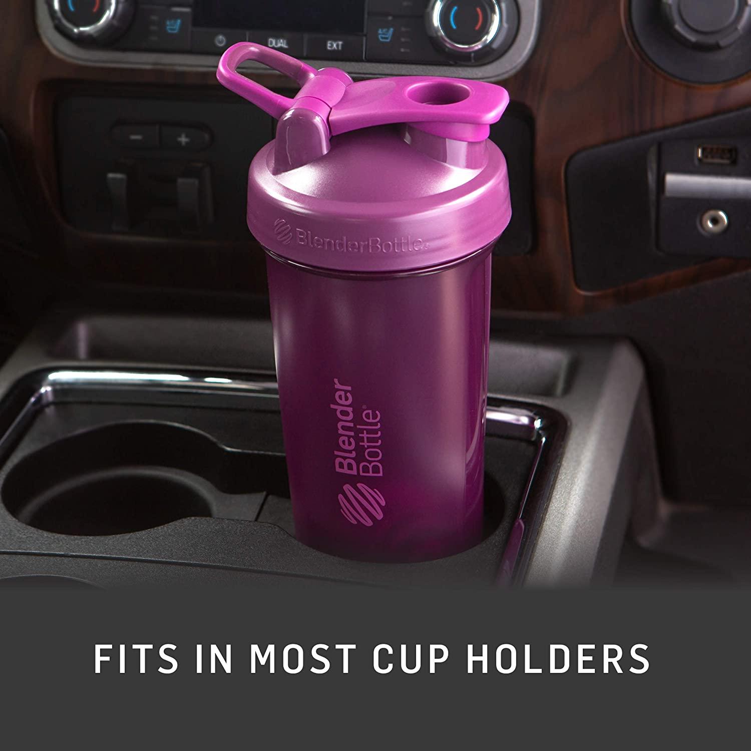BlenderBottle SportMixer Shaker Bottle Perfect for Protein Shakes and Pre  Workout, 20-Ounce, Rose