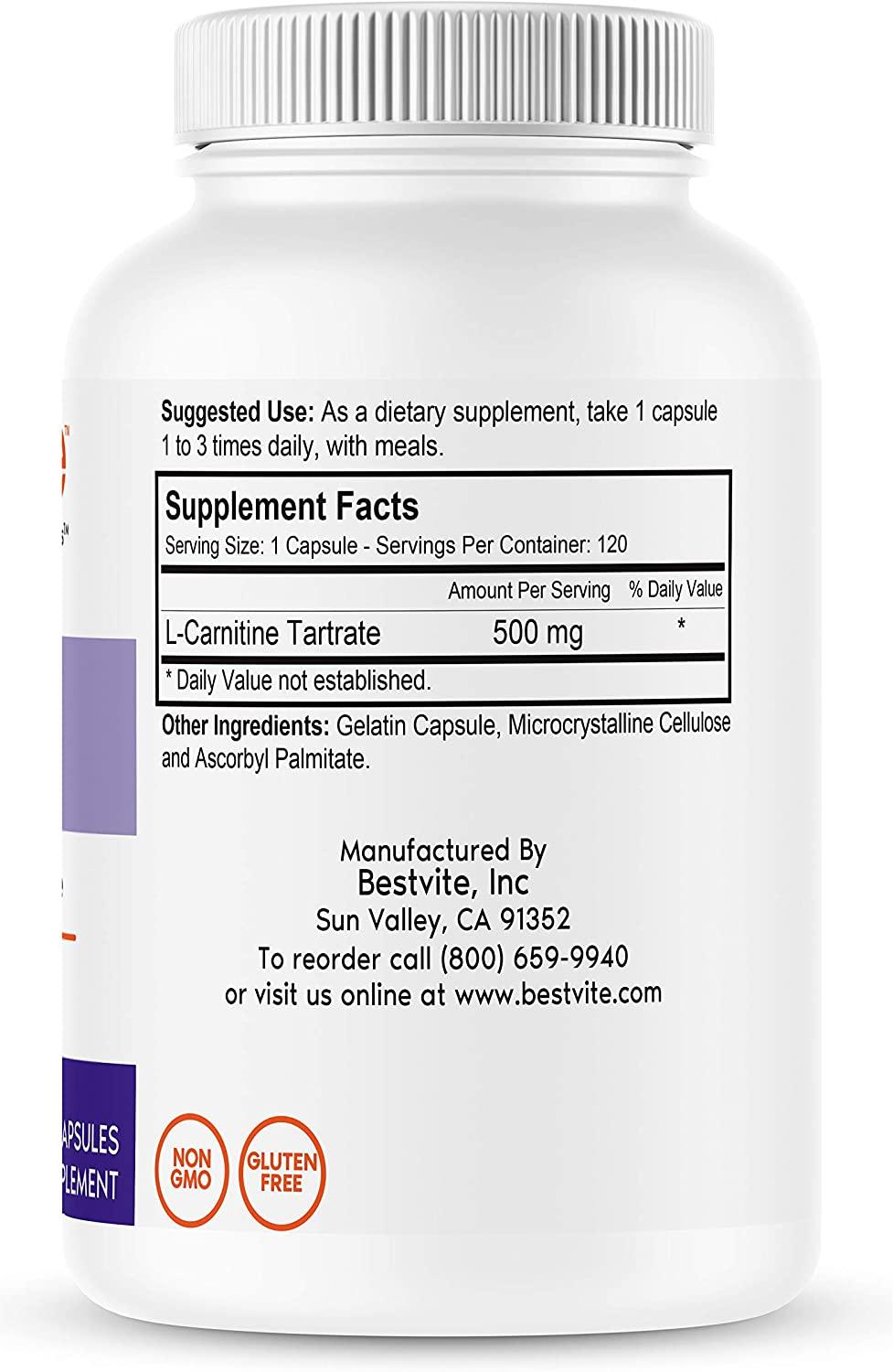 l carnitine tartrate 500mg Intestinal Microbial Metabolism of Phosphatidylcholine and Cardiovascular  Risk main image 1