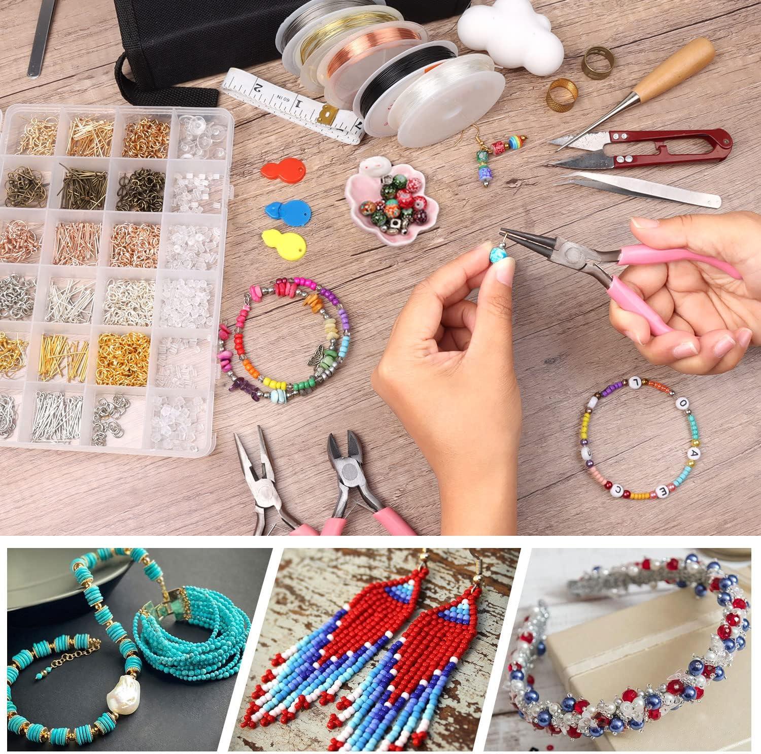 Jewellery Making Kit Craft Wire Art DIY Necklace Bracelet -  Hong Kong