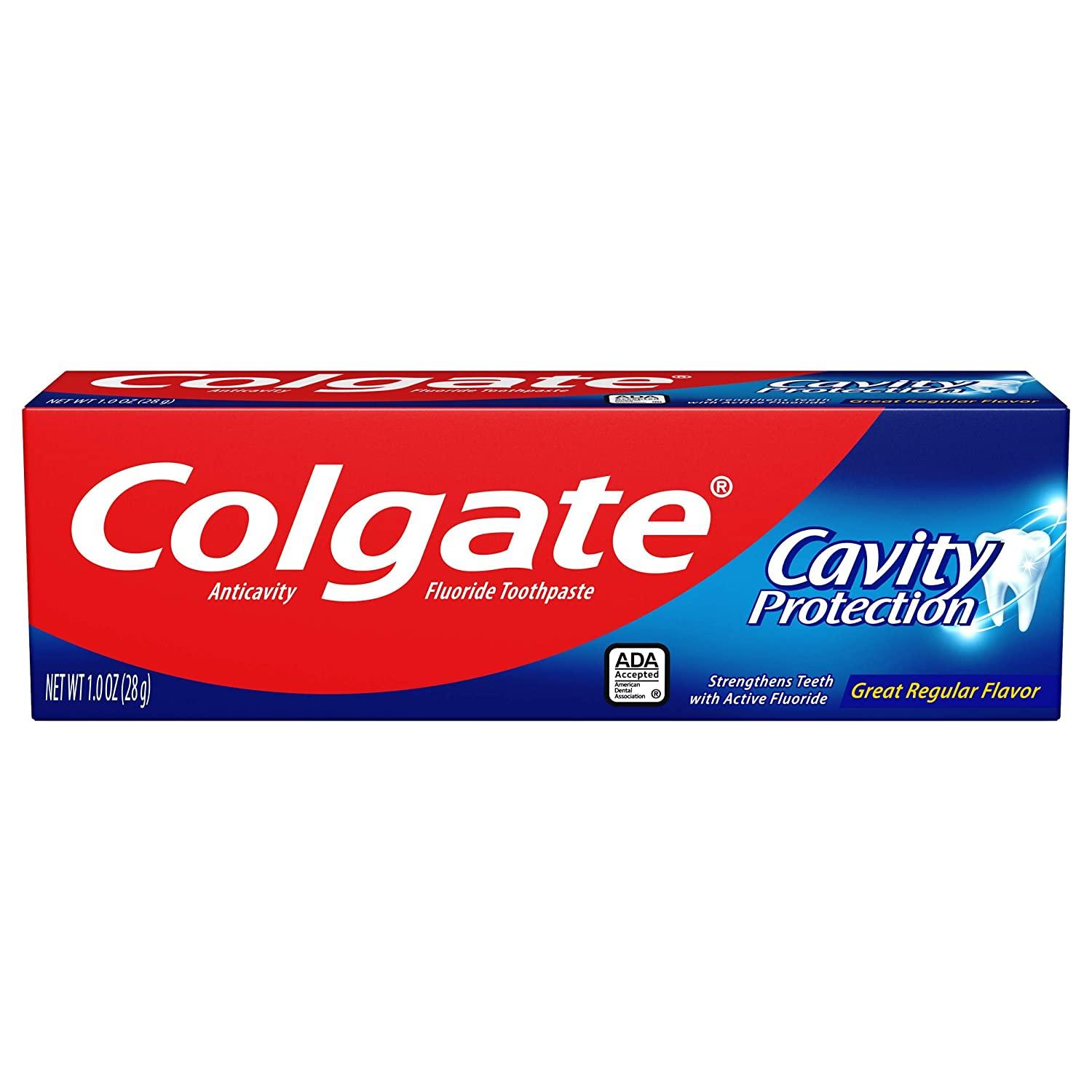 Colgate Cavity Protection Travel Toothpaste with Fluoride TSA
