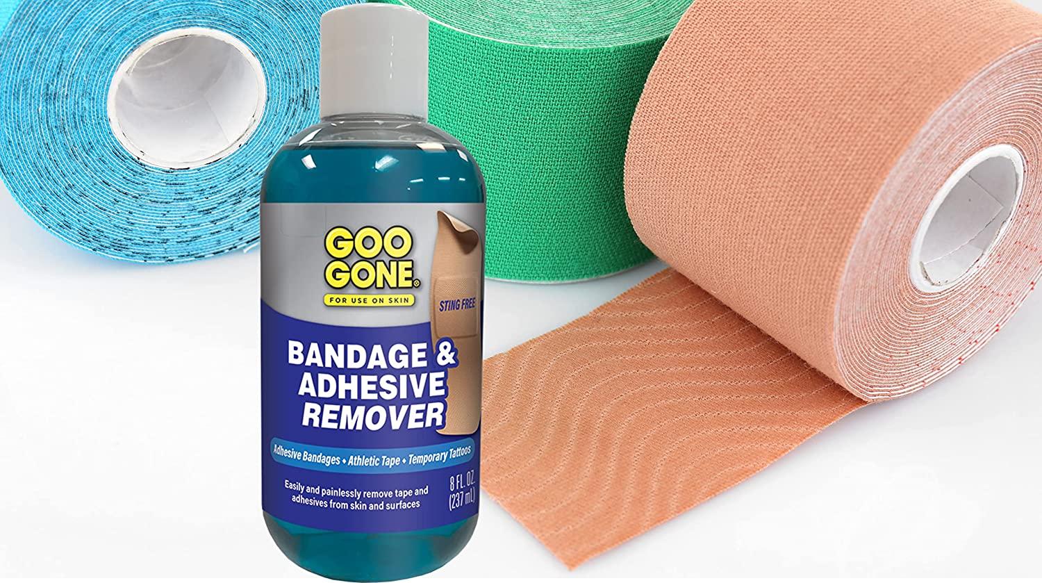 Goo Gone Bandage & Adhesive Remover - 8 Ounce (2 Pack) - Safe