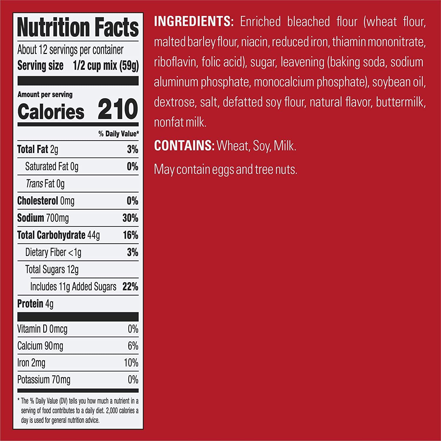 Krusteaz Sweet Cream Pancake Mix 26 Oz Pack of 12 Delicious Fluffy