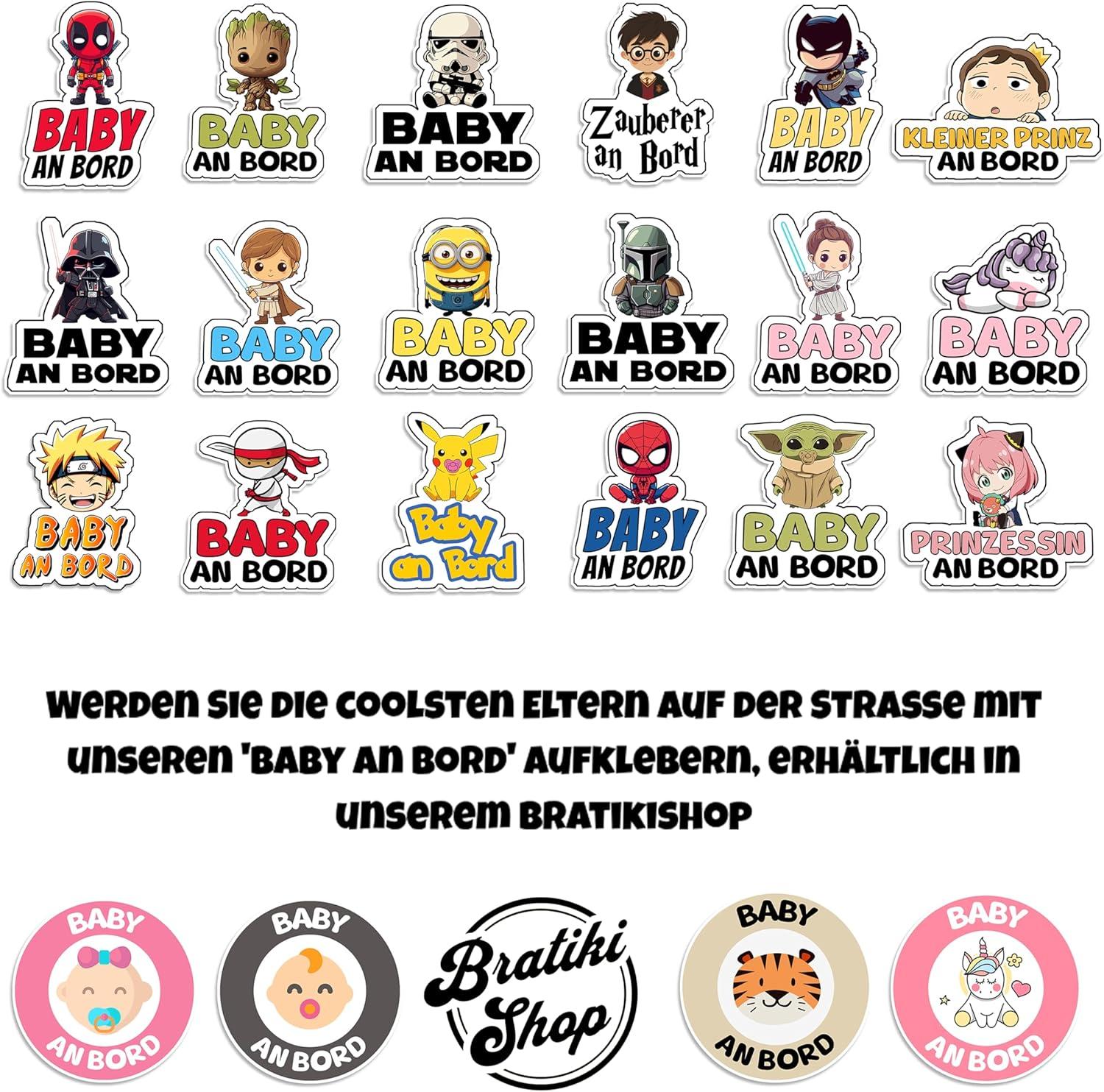 Baby on Board Decal, Baby in Car Sticker, Baby on Board Car Decal, Cute Baby Decal