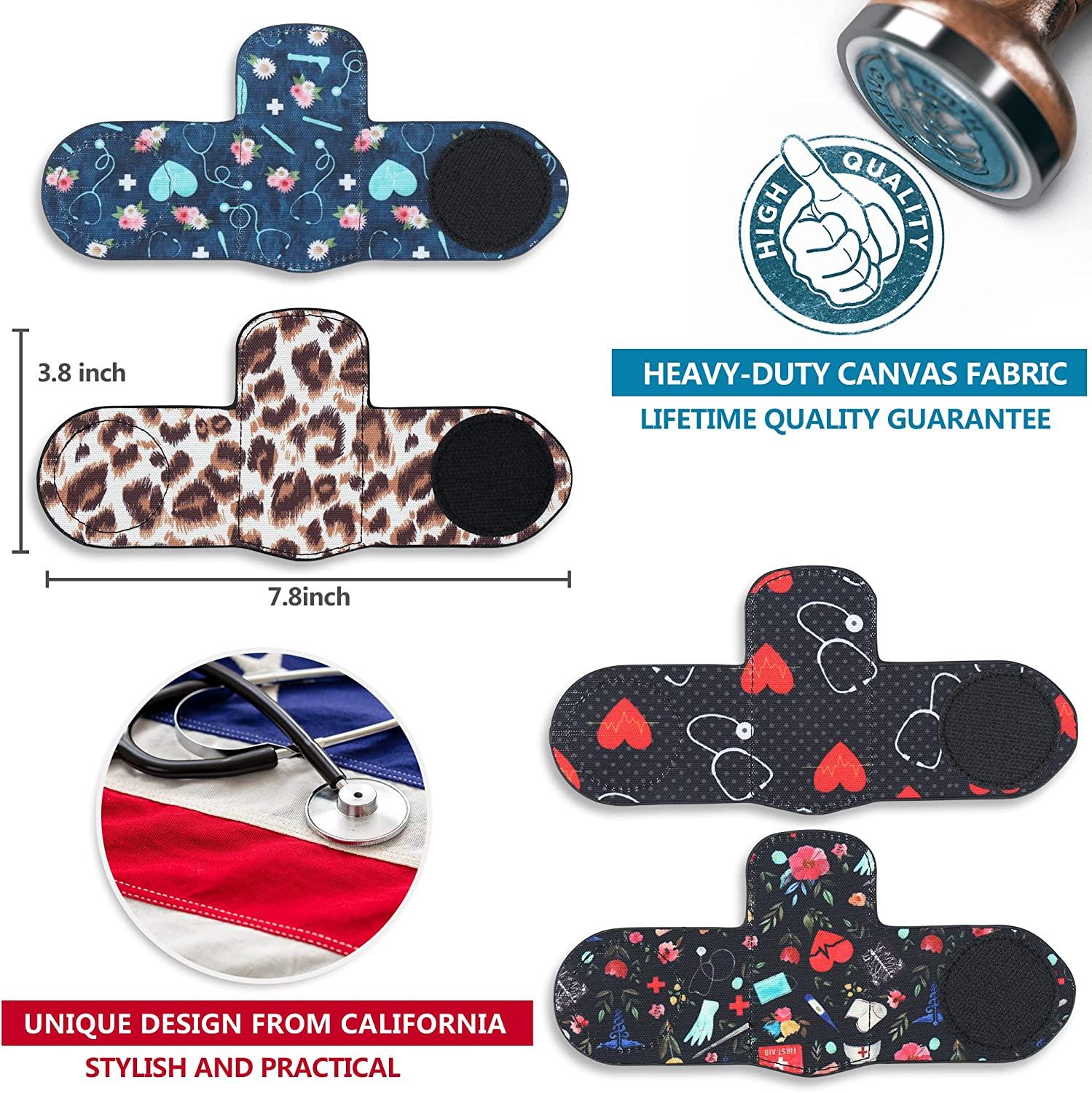 Leather Stethoscope Holder Clip No More Neck Strain, Loss, or