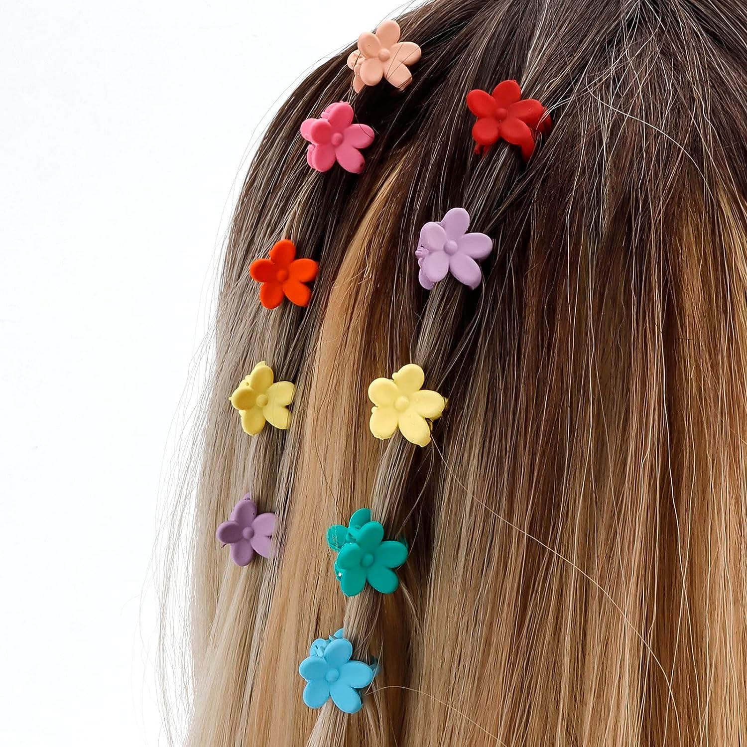 YISSION 200 Pcs Mini Hair Clips Flower Hair Clip Butterfly Hair Clips Small  Claw Clips for Hair 90s Hair Accessories for Girls Women School Party Gifts  Assorted… | Butterfly hair clip, Kawaii