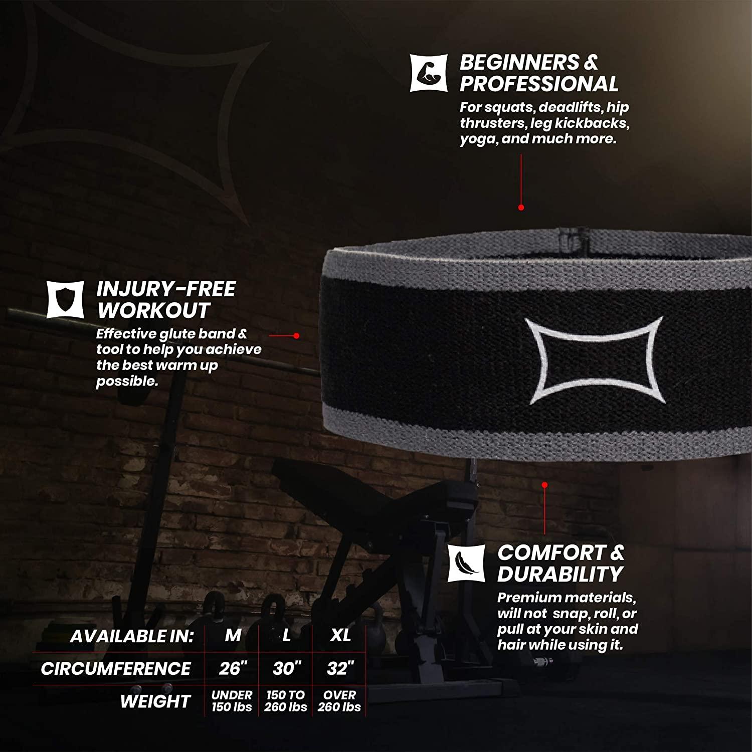 Sling Shot Mark Bell Hip Circle Resistance Band Level 2 (Large, Grey