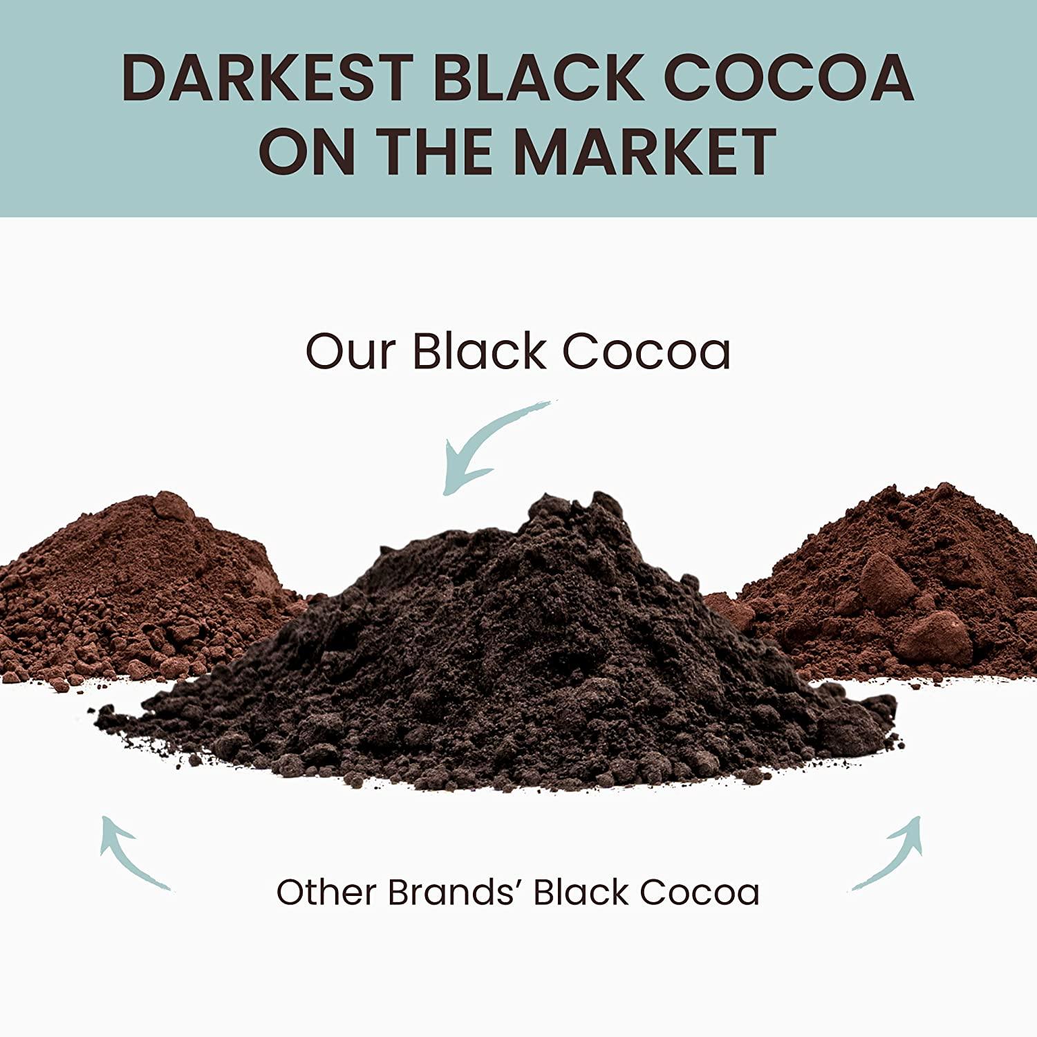 Black Cocoa Powder (1 lb) Dutch-Processed Cocoa, All-Natural