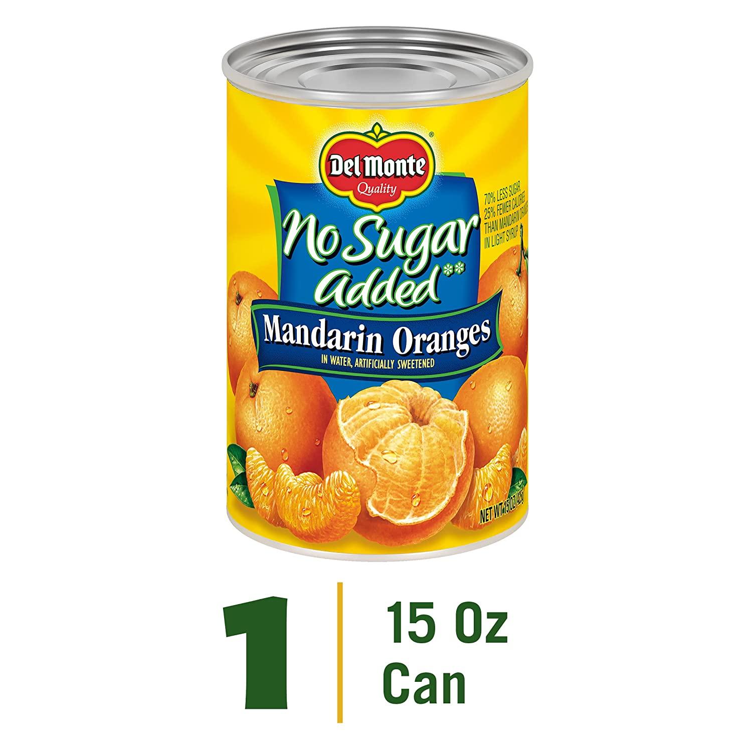 Del Monte Canned Mandarin Oranges in Water, 15 Ounce 2000813